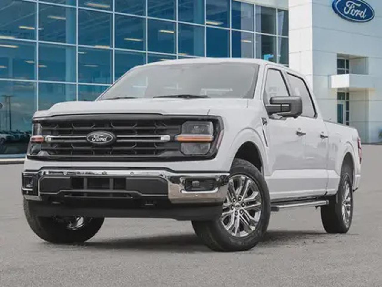 This all-new, full-sized 2026 Ford F-150 XLT  301A is a showstopper in Oxford White. This pickup is equipped with the 5.0L EcoBoost engine, producing 400 horsepower and 410 lb-ft of torque. Paired with a 10-speed automatic transmission, this truck achieves a combined fuel economy of 12.8L/100km (22 miles per gallon), making it both powerful and efficient. 

Key Features:
12 LCD Captivity Touchscreen
Electronic Power-Assist Steering
Dual-Zone Electronic Auto Temp Control
Cruise Control
Power Windows
AdvanceTrac® With Roll Stability Control
Perimeter Alarm
Ford Co-Pilot360
Lane Keeping System
Rear View Camera
Rear Parking Sensors
Reverse Park Assist
Class IV Trailer Hitch
Power Drivers Seat
Remote Start
SYNC®4
Apple Car Play
18 All Terrain Tires
Bluetooth Connectivity
Floor Liner -Tray w/Carpet Mats                                                                                                                                                            

From navigating Saskatchewans rugged terrain to hauling gear for your next project, the 2026 Ford F-150 XLT combines capability, technology, and comfort into a trusted workhorse that adapts to your needs. Engineered for durability, the F-150 XLT offers heavy-duty shock absorbers, rear privacy glass, interior worksurface, dual exhaust tips, LED reflector headlamps. Inside, enjoy smart features like power windows, tilt/telescoping steering wheel, and USB charging ports for added convenience. Safety remains a priority with Post Collision Braking, Dynamic Brake Support, and advanced airbag systems.

Moose Jaw Ford, conveniently located at 1010 North Service Road in Moose Jaw, is your trusted destination for all your automotive needs. With an impressive 4.8-star Google rating from nearly 1,500 reviews, we are proud to deliver an exceptional vehicle-buying experience tailored just for you. Our Moose Jaw Motives set us apart, offering unbeatable value like half-priced oil changes for life on pre-owned vehicles, one year of key and remote protection, and one year of tire and rim protection. Enjoy peace of mind with every purchase. At Moose Jaw Ford, were committed to driving positive change in our community by combining exceptional service, high-quality vehicles, and a guest-first approach. Visit us today!