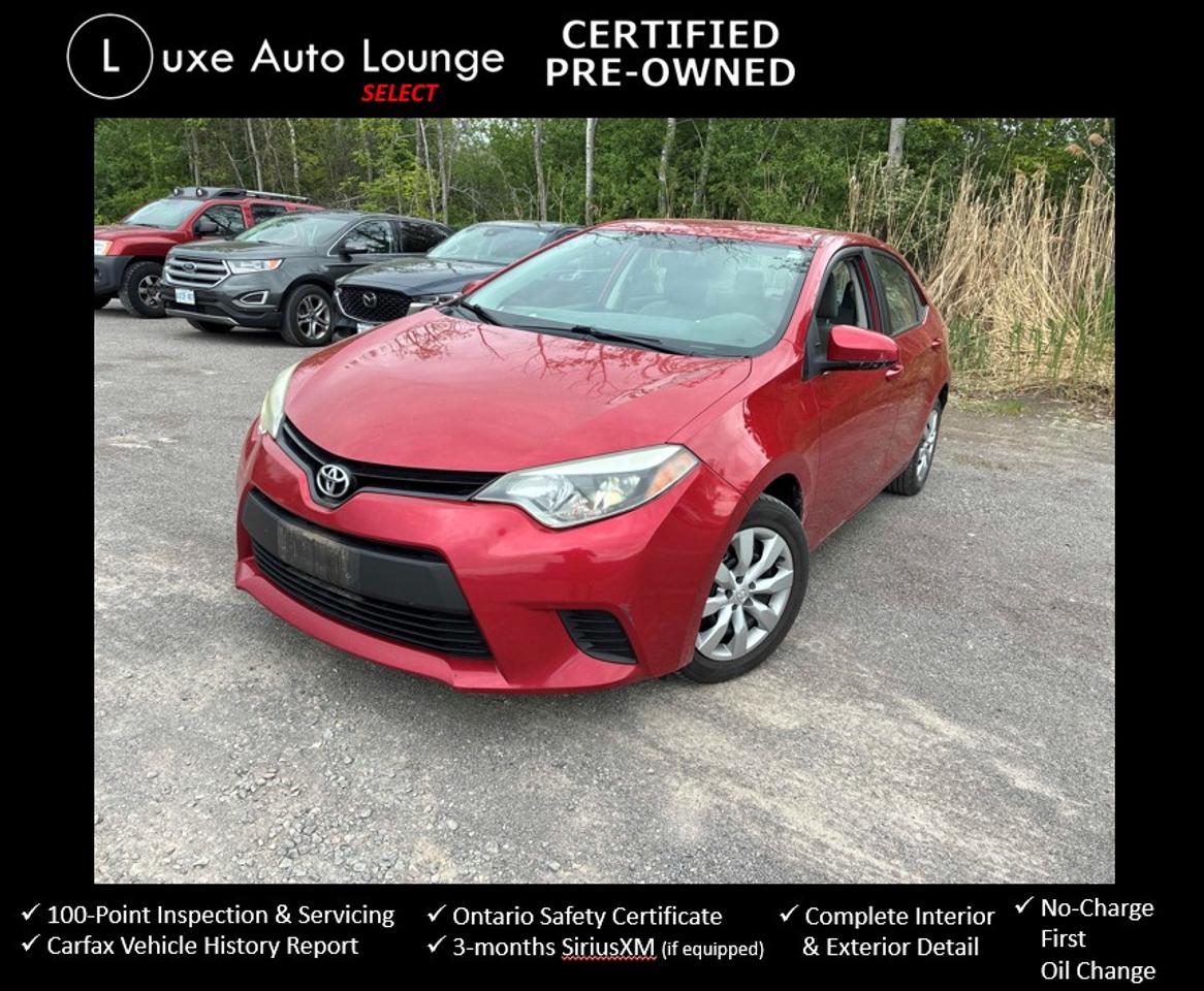 2014 Toyota Corolla LE, HEATED SEATS, BACK-UP CAM AND MORE!!