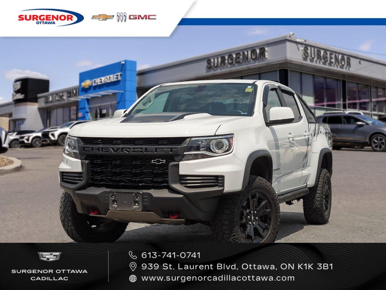 Used 2022 Chevrolet Colorado Crew Cab Short Box 4-Wheel Drive ZR2 for sale in Ottawa, ON