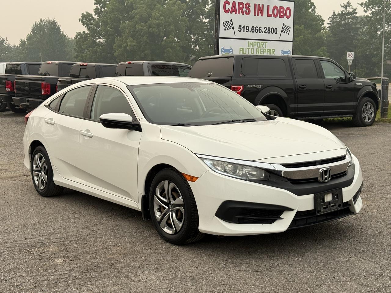 <p data-start=139 data-end=305>2017 Honda Civic!</p><p data-start=139 data-end=305>Carfax available//Safety included in asking price</p><p data-start=139 data-end=305><strong>CARS IN LOBO LTD.&nbsp; &ndash; Your trusted pre-owned vehicle destination!</strong></p><p data-start=139 data-end=305><strong>Located at 6355 Egremont Dr, Komoka, ON N0L 1R0 &mdash; just 7 km west of Hyde Park Rd. Heading west on Fanshawe Park Rd as it becomes Egremont Dr, you&rsquo;ll find us at the traffic lights on the corner of Egremont Dr & Narin Rd in Middlesex county township of Lobo.&nbsp;</strong></p><p>&nbsp;</p><p data-start=139 data-end=305><strong>Serving London, Ontario/Middlesex County for over 10 years. A registered member of the UCDA (Used Car Dealers Association of Ontario) and fully licensed with OMVIC (Ontario Motor Vehicle Industry Council).</strong></p><p>&nbsp;</p><hr><p>&nbsp;</p><p data-start=139 data-end=305><strong><span style=font-size: 14pt;>CARS IN LOBO LTD. (Buy - Sell - Trade - Finance)&nbsp; </span><span style=font-size: 14pt;>Office#&nbsp; 519 666 2800 </span><span style=font-size: 14pt;>TEXT# 519 630 6660</span></strong></p><p>&nbsp;</p><hr><p>&nbsp;</p><p data-start=312 data-end=770><strong>- /Quality, locally sourced pre-owned vehicles at a competitive price<br>- /Safety certification Inspection included at the Full Asking Price! (unless listed otherwise)</strong><br><strong>- /We take all trade ins at a competitive & fair value&nbsp;</strong><br><strong>- /We buy cars outright with no purchase&nbsp;necessary</strong><br data-start=352 data-end=355><strong>- /CARFAX reports available on all cars</strong><br data-start=462 data-end=465><strong>- /Extended warranty options available</strong><br data-start=590 data-end=593><strong>- /Financing options available</strong><br data-start=642 data-end=645><strong>- /We register & plate your vehicle for you (Licensing Extra)</strong><br data-start=714 data-end=717><strong>- /No hidden fees. No pressure. Easy going team that is here to help.&nbsp;</strong></p><p>&nbsp;</p><p data-start=777 data-end=908><strong>Message us anytime or feel free to drop by! We are here to help make your next vehicle purchase simple and stress-free. -> OPEN 6 DAYS WEEK MONDAY - SATURDAY&nbsp;</strong></p><p>&nbsp;</p><p data-start=777 data-end=908>&nbsp;</p>