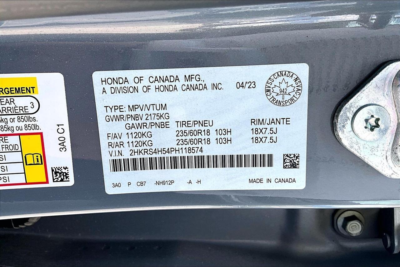 2023 Honda CR-V SPORT AWD   1 OWNER   ACCIDENT FREE   SUNROOF Photo
