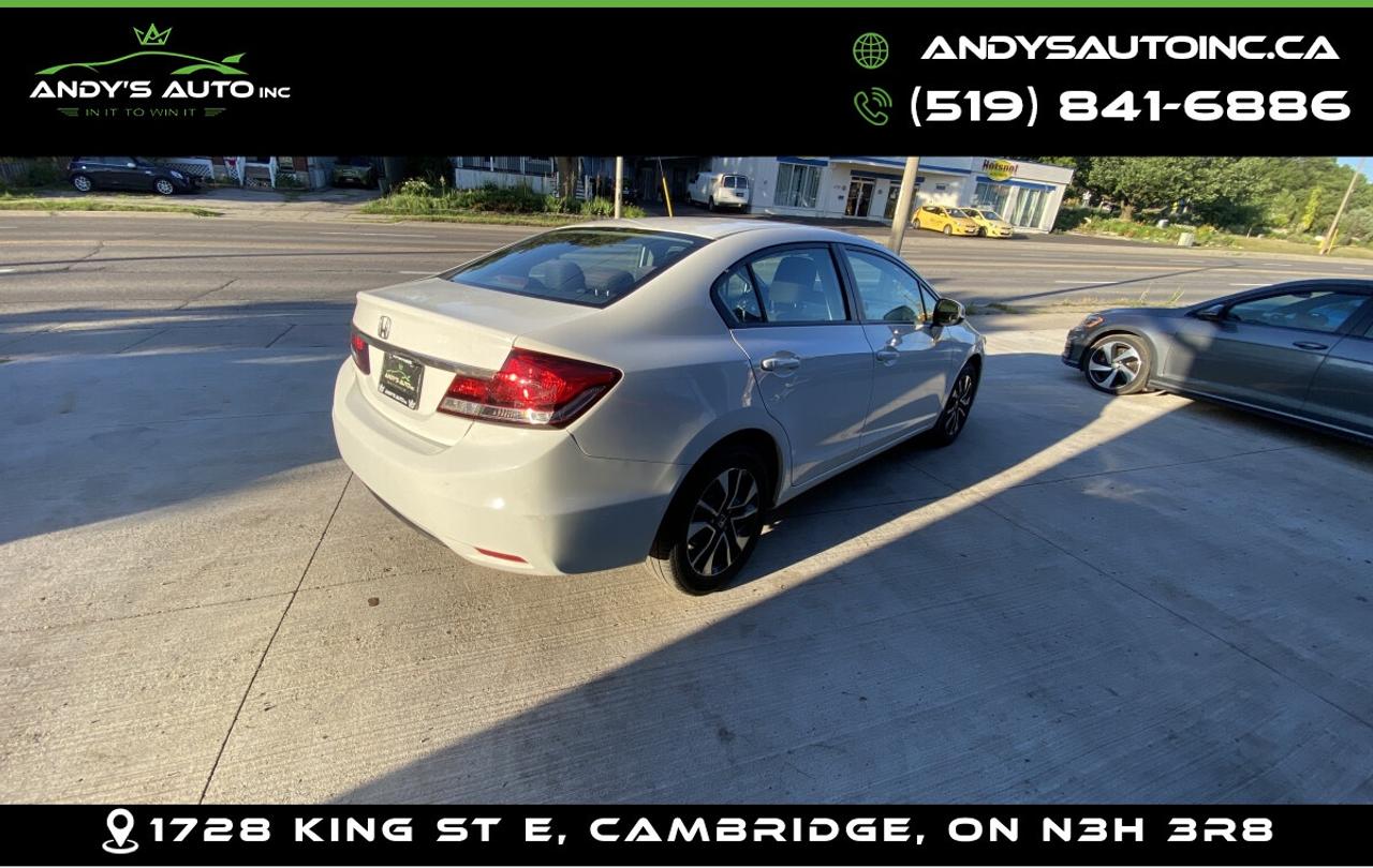2013 Honda Civic EX ! SUNROOF ! HEATED SEATS ! EX w SUNROOF Photo