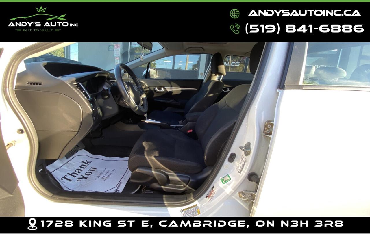 2013 Honda Civic EX ! SUNROOF ! HEATED SEATS ! EX w SUNROOF Photo