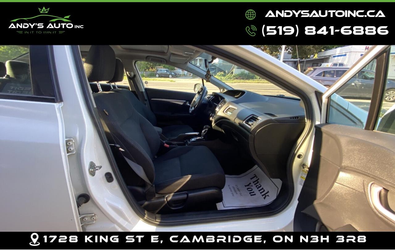 2013 Honda Civic EX ! SUNROOF ! HEATED SEATS ! EX w SUNROOF Photo