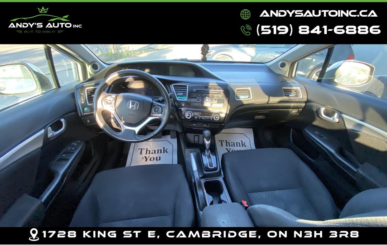 2013 Honda Civic EX ! SUNROOF ! HEATED SEATS ! EX w SUNROOF Photo