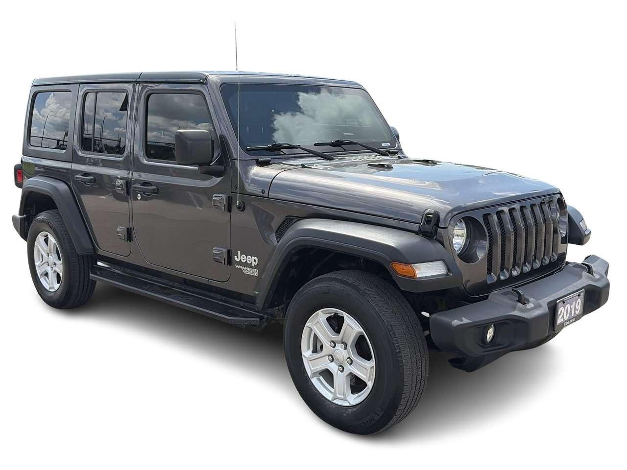 2019 Jeep Wrangler JL Unlimited Sport Remote Start   Side Steps   Rea Photo5