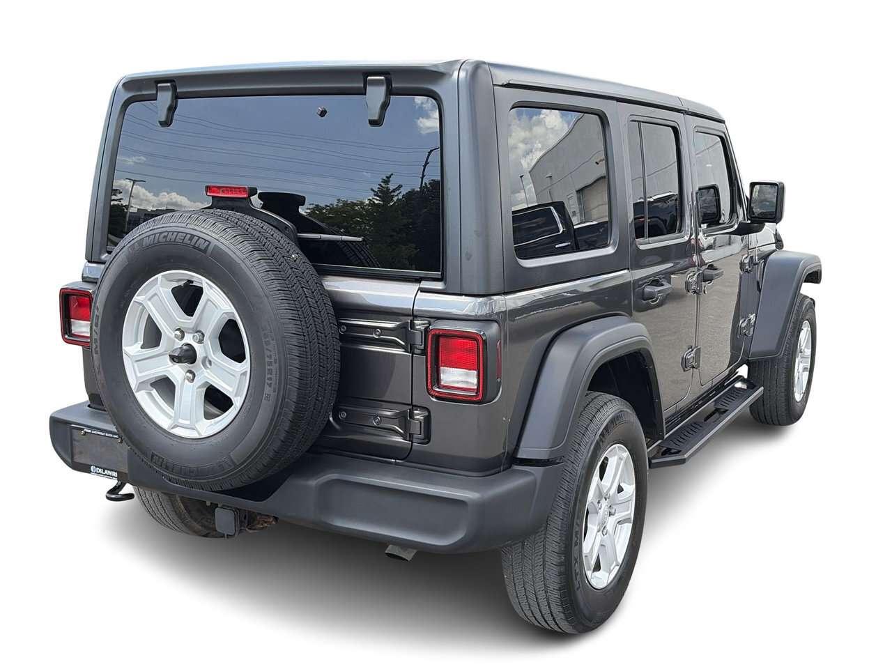 2019 Jeep Wrangler JL Unlimited Sport Remote Start   Side Steps   Rea Photo