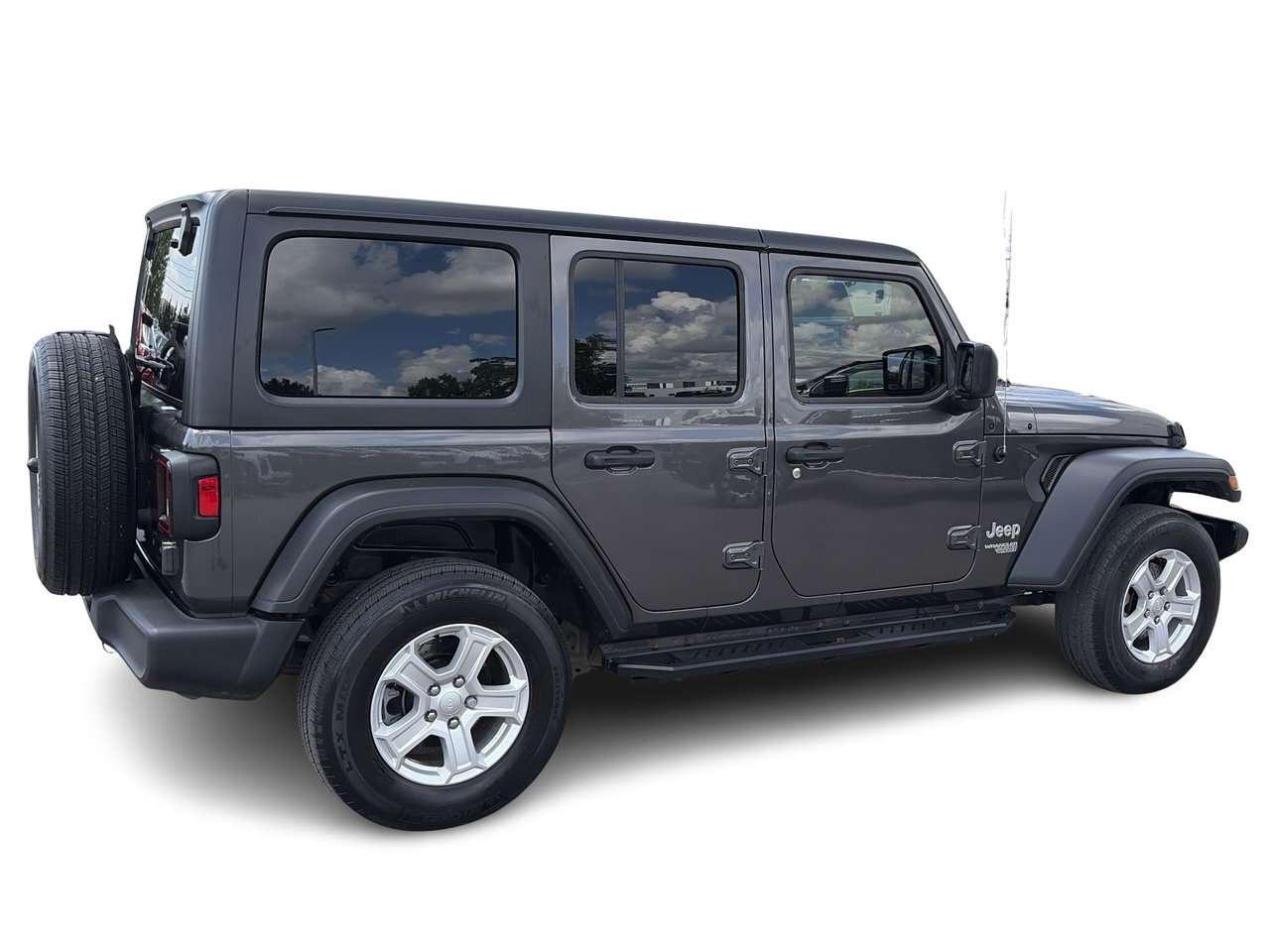 2019 Jeep Wrangler JL Unlimited Sport Remote Start   Side Steps   Rea Photo
