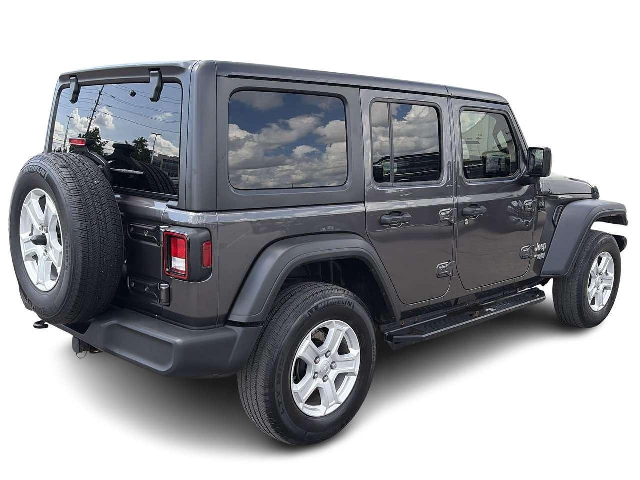 2019 Jeep Wrangler JL Unlimited Sport Remote Start   Side Steps   Rea Photo