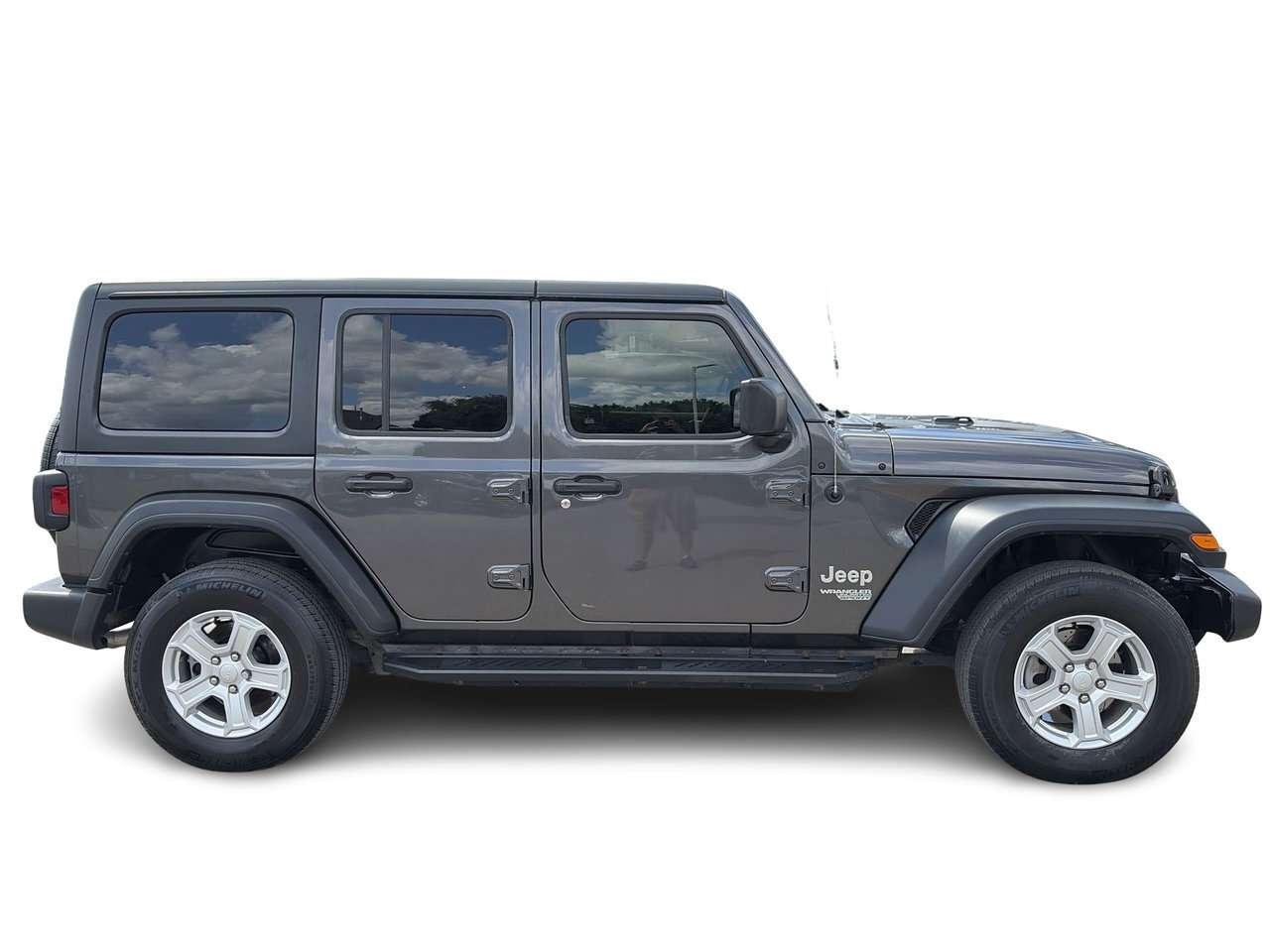 2019 Jeep Wrangler JL Unlimited Sport Remote Start   Side Steps   Rea Photo