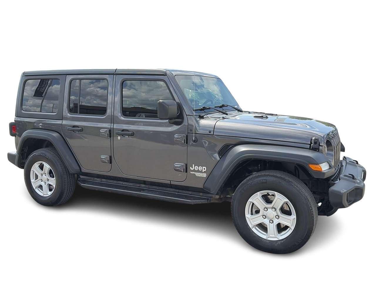 2019 Jeep Wrangler JL Unlimited Sport Remote Start   Side Steps   Rea Photo