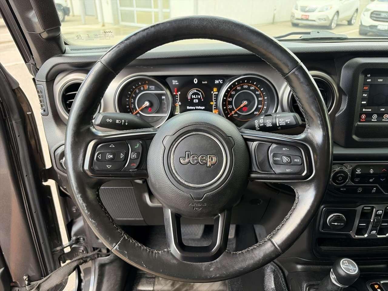 2019 Jeep Wrangler JL Unlimited Sport Remote Start   Side Steps   Rea Photo