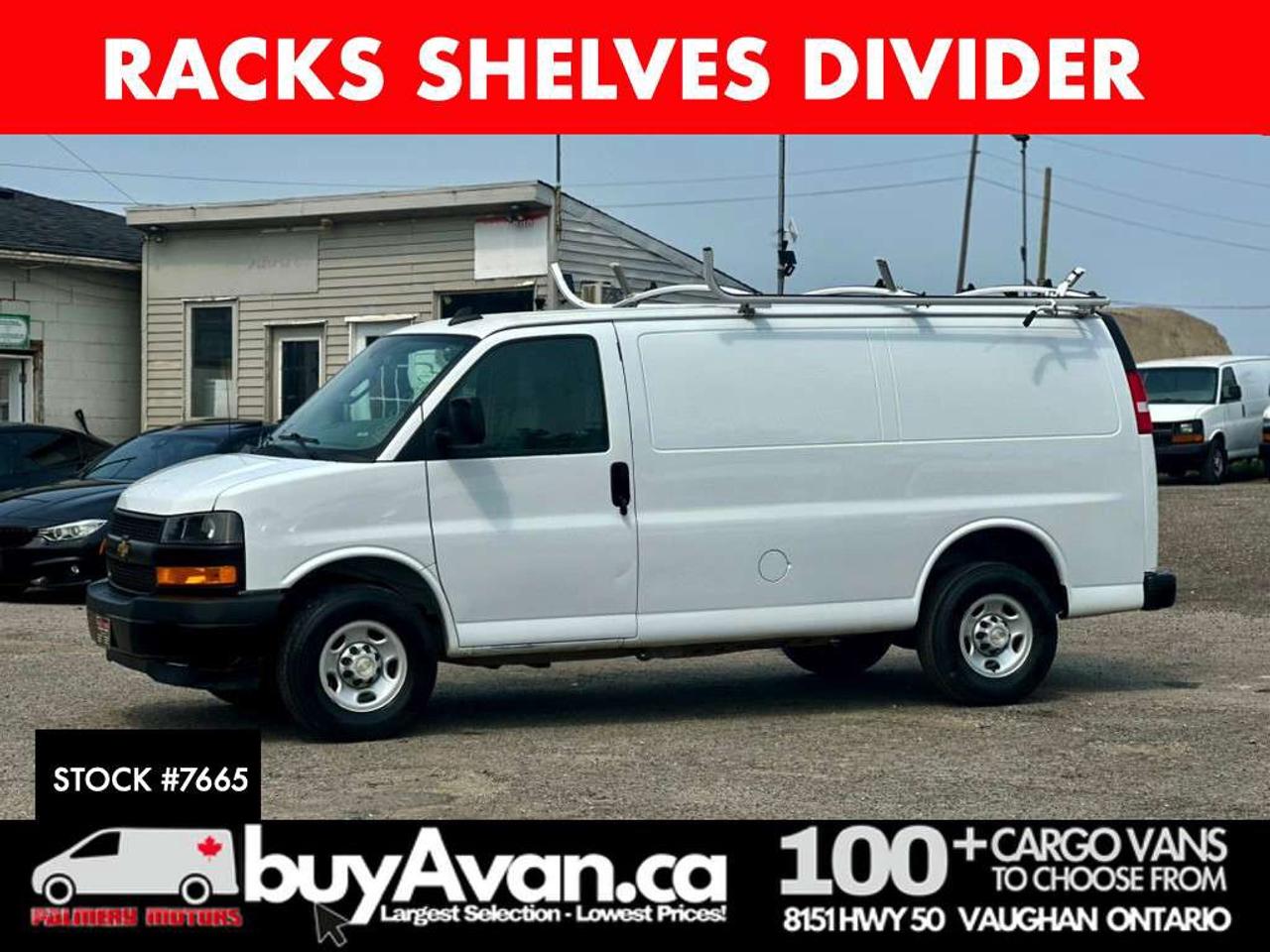 2021 Chevrolet Express 2500 Racks Shelves Divider SAFETY INCLUDED Photo0