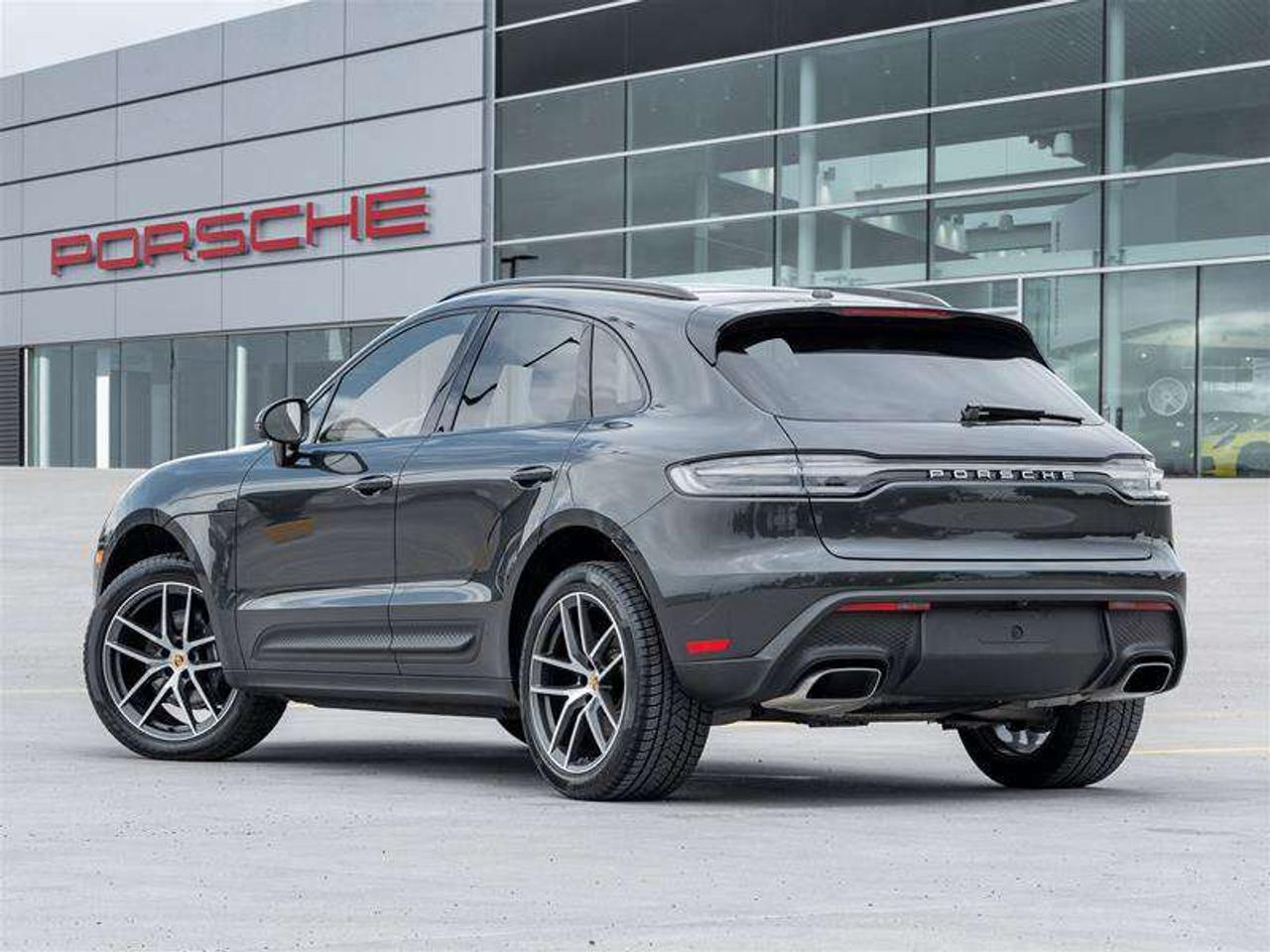 2026 Porsche Macan AWD Premium Pkg Plus 20 Macan S Wheels in Highly Polished Dark Titanium Surround View  Clear LED Ta Photo3