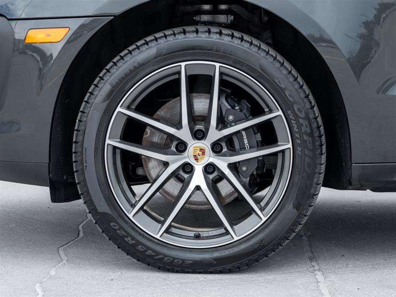 2026 Porsche Macan AWD Premium Pkg Plus 20 Macan S Wheels in Highly Polished Dark Titanium Surround View  Clear LED Ta Photo
