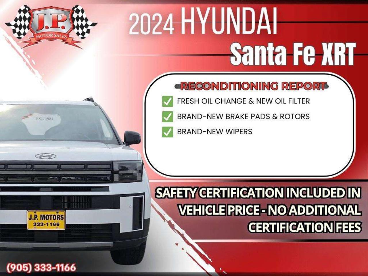 2024 Hyundai Santa Fe XRT H-Tex® Seating Surfaces • Onboard Navigation • Power Sunroof • 3rd-Row Seating • Proximity Keyless Entry • Wireless A Photo