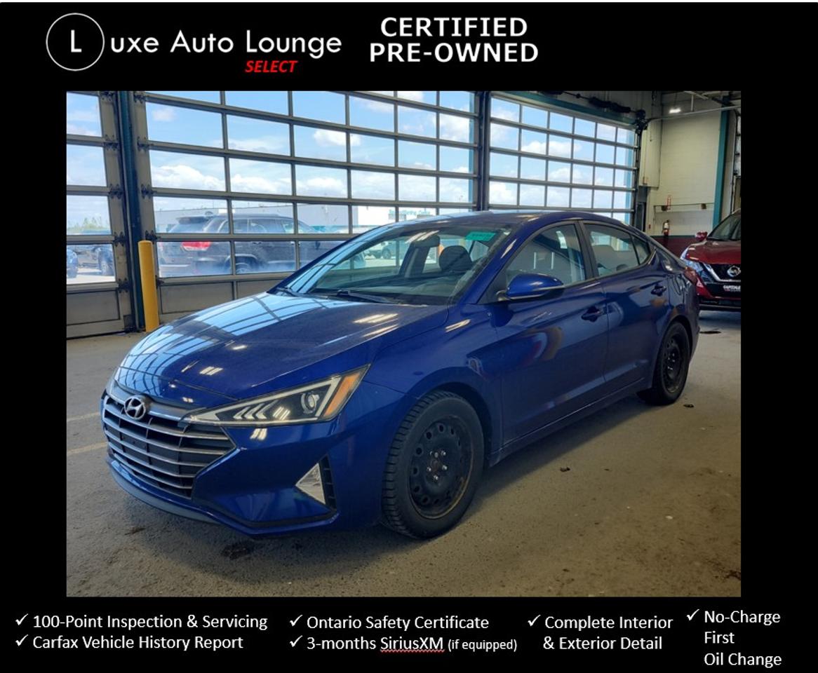 2020 Hyundai Elantra PREFERRED, HEATED SEATS, BACK UP CAM!!