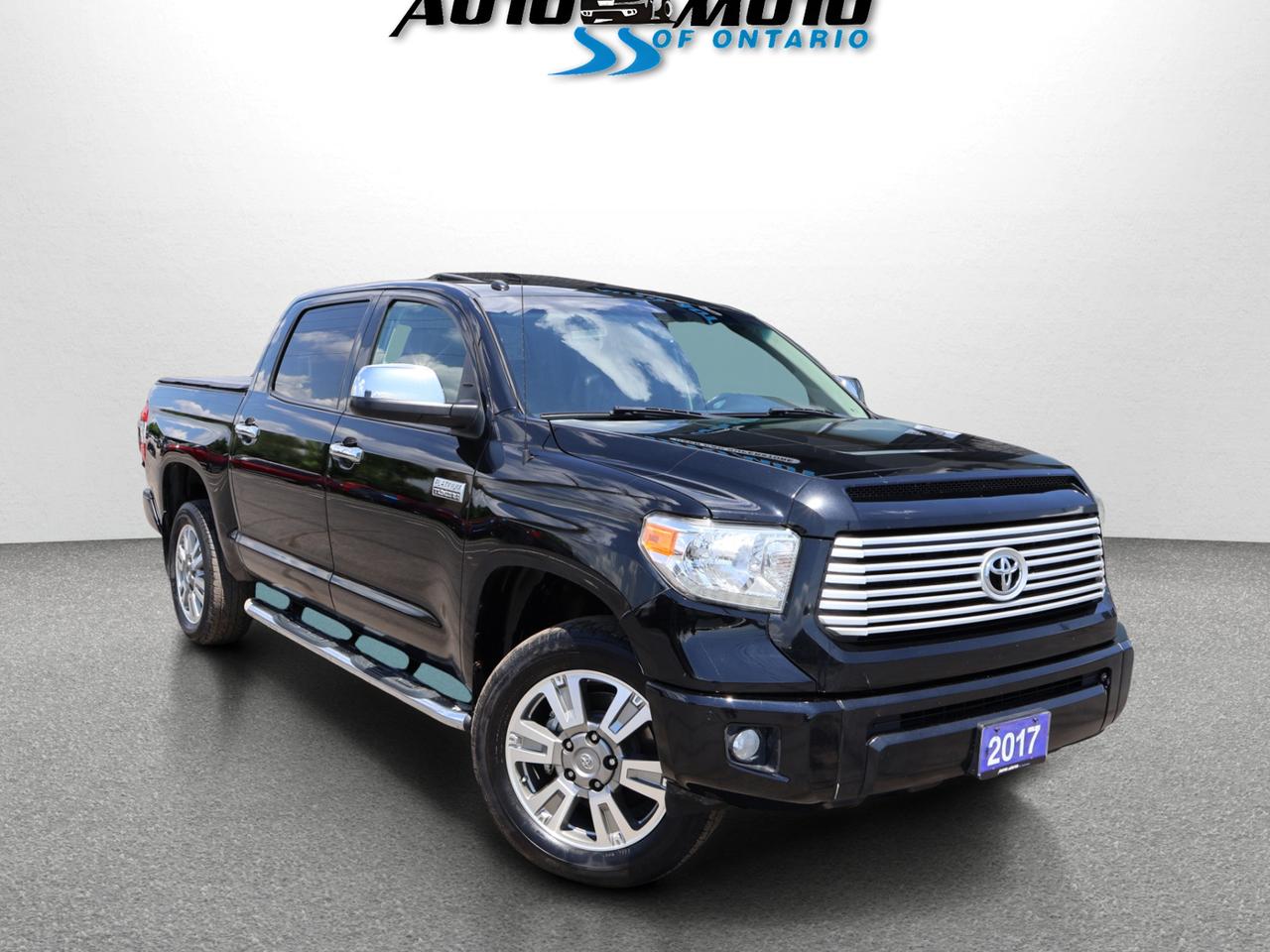 2017 Toyota Tundra V8 PLATINUM CREWMAX 4WD CETRIFIED *ACCIDENT FREE* CAMERA NAV BLUETOOTH LEATHER HEATED SEATS SUNROOF CRUISE ALLOYS - Photo #1