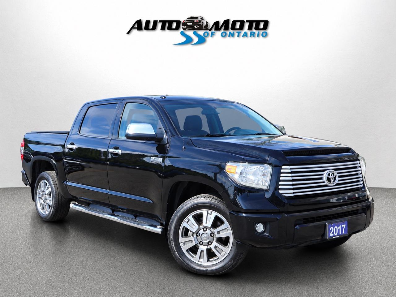 2017 Toyota Tundra V8 PLATINUM CREWMAX 4WD CETRIFIED *ACCIDENT FREE* CAMERA NAV BLUETOOTH LEATHER HEATED SEATS SUNROOF CRUISE ALLOYS - Photo #1