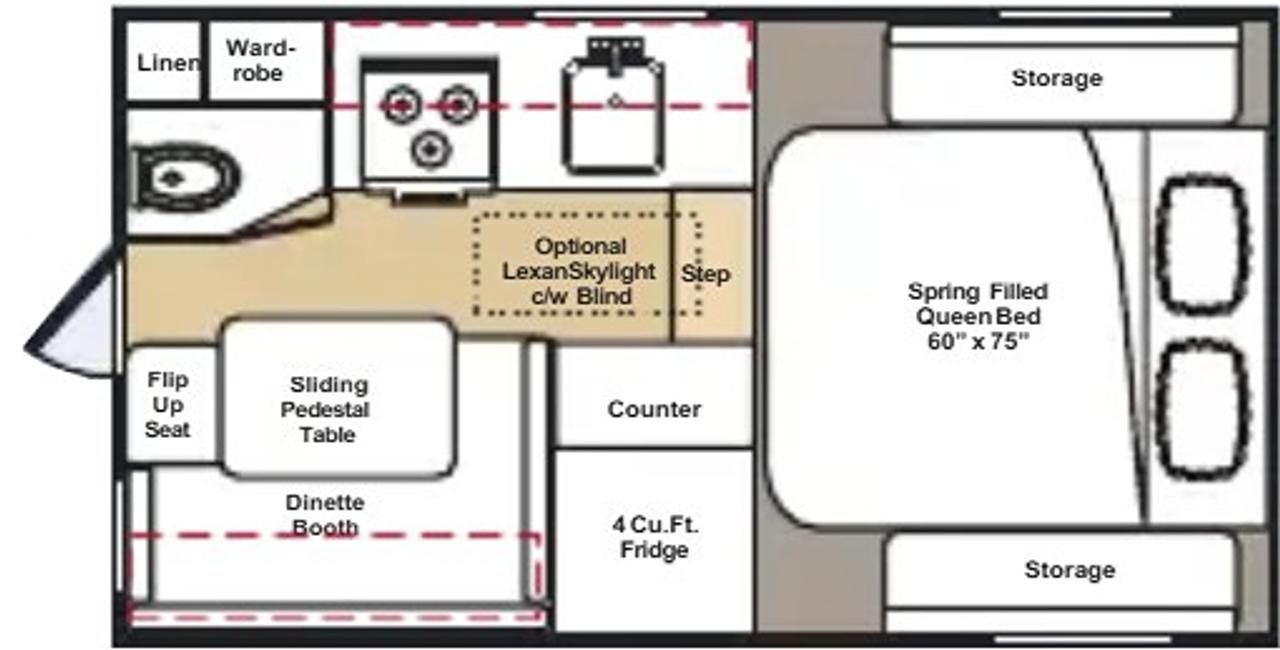 2007 Okanagan 80W TRUCK CAMPER 