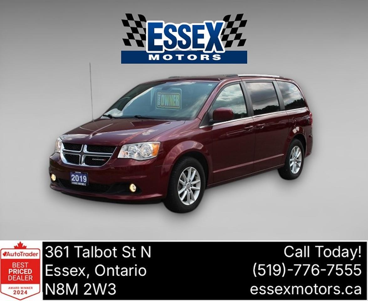 Used 2019 Dodge Grand Caravan Low Ks*PWR Doors*BT*Rear Cam*Navi*Stow N Go for sale in Essex, ON