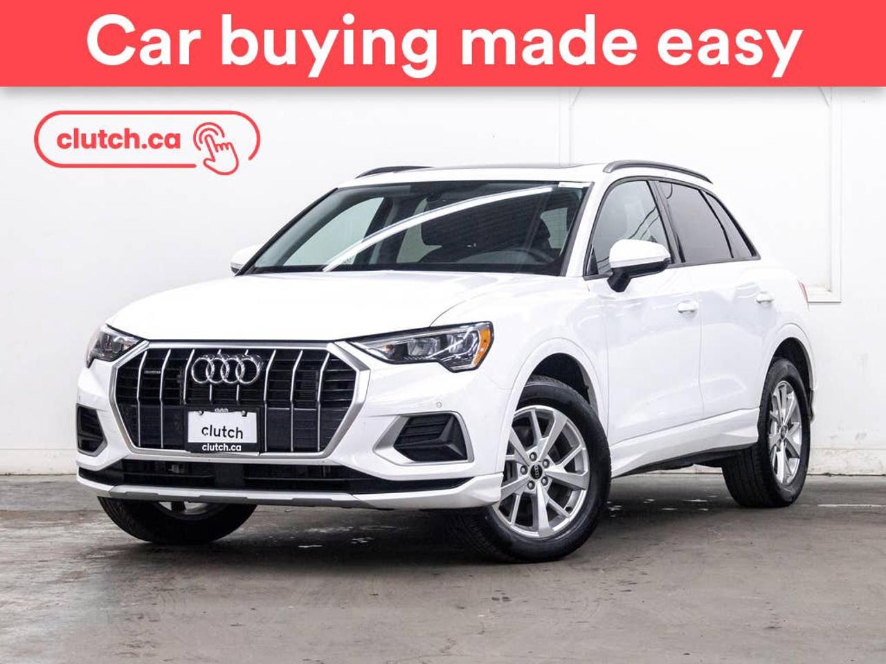 Electric Parking Brake, Brake Assist, Power Tailgate/Hatch and more!<br> <br>Clutch is the largest online used car retailer in Canada, delivering a seamless, hassle-free car-buying experience to drivers everywhere. Shop thousands of used cars online, get the right one delivered to your door, and enjoy peace of mind with our 10-Day Money-Back Guarantee. How sweet is that? To learn more, visit clutch.ca.<br> <br>The top features for this car include:<br> <br>Auto Stop/Start<br>Electric Parking Brake<br>Brake Assist<br>Power Tailgate/Hatch<br>Front Heated Seats<br>Power Lumbar Support<br>Folding Rear Seats<br>Climate Control<br>Dual Zone Front Climate Control<br>Rear Climate Vents<br>Speed-Sensitive Volume<br>Bluetooth Music<br>Touchscreen Display<br>Cruise Control<br>12V Outlet<br>Hands Free Device Connectivity<br>Android Auto<br>USB Input<br>Keyless Entry<br>Push Button Start<br>Passive Keyless Entry<br>Forward Collision Mitigation<br>Rear Collision Mitigation<br>Pedestrian Detection<br>Heated Steering Wheel<br>One-Touch Windows<br>Rain Sensing Wipers<br>Rear Window Defroster<br>Panoramic Sunroof<br>Hill Assistance<br>Rear View Camera<br>Parking Sensors<br>Rear Parking Sensors<br>Power Driver Seat<br>Ambient Lighting<br>Rear Collision Warning<br>Apple CarPlay<br> <br>Seamless home delivery - Delivery to your door in a matter of days. Available on select packages.<br> <br>Try it out for 10 days - If you do not like it, we will take it back. <br> <br>Quality assured - All cars go through our rigorous 210-point inspection and reconditioning process.<br> <br>Peace of mind - Warranty and protection plans available.<br> <br>Haggle-free - No haggling or hard sells.<br> <br>100% Transparency - Full inspection reports on every car, including high-res photography and a free Carfax report.<br> <br>Listed price is for cash purchase only and does not include taxes, Shipping Fees (if applicable), Delivery Fees (if applicable), government licensing fees.<br> <br>Previous Provincial Registrations:<br>Ontario<br> <br>Stock # 115994