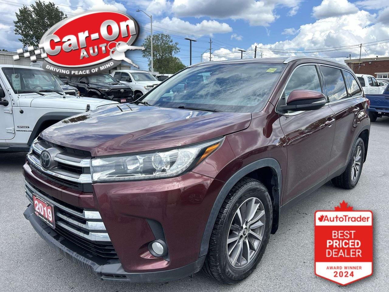 XLE 8-Passenger All-Wheel Drive w/ Leather, sunroof, heated seats, navigation, 18-inch alloys, adaptive cruise control, blind spot monitor, rear cross-traffic alert, pre-collision system, lane departure warning, backup camera, three-zone climate control, keyless entry w/ push start, power liftgate, full power group incl. power driver & passenger seats, automatic headlights w/ auto high beams, Bluetooth and more!!*This car was used as a previous daily rental*This vehicle just landed and is awaiting a full detail and photo shoot. Contact us and book your viewing today!