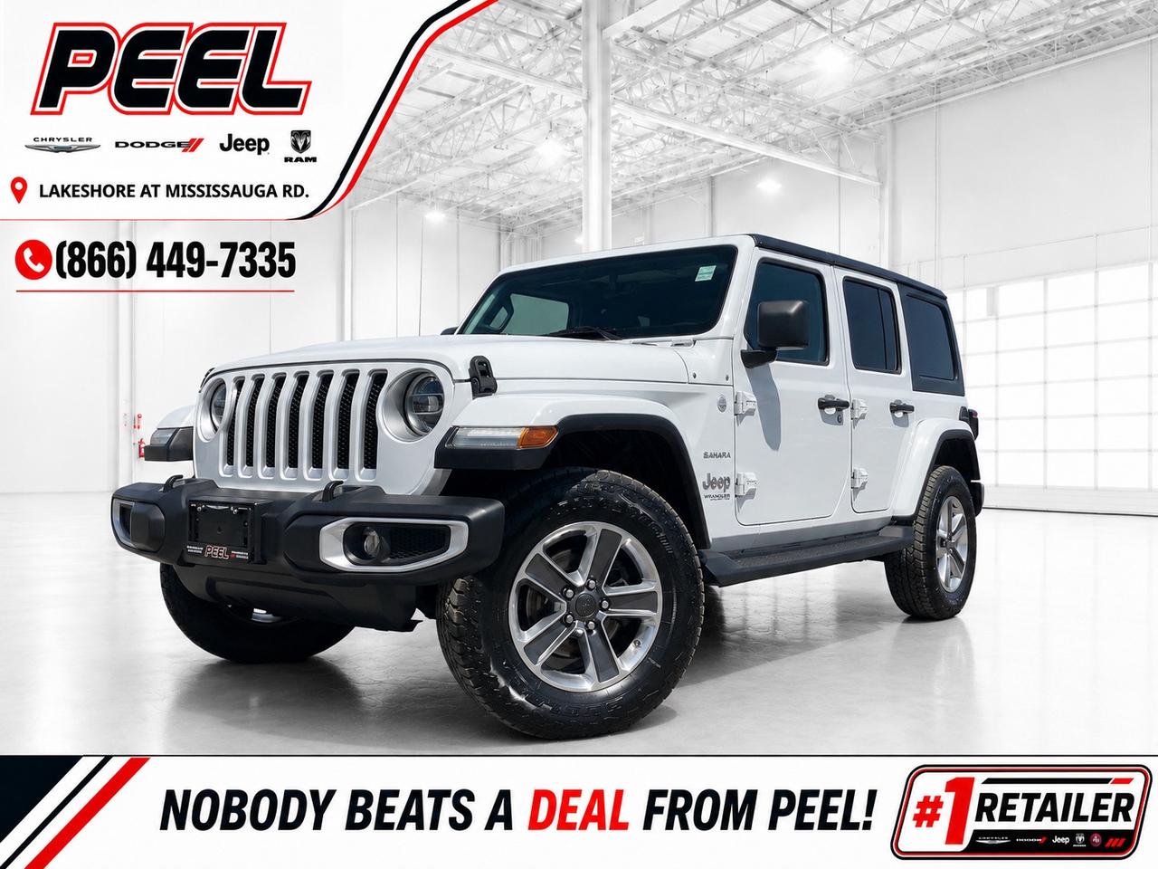 Used 2021 Jeep Wrangler Sahara 4Dr | Heated Cloth Seats | Alpine NAV | 4X4 for sale in Mississauga, ON
