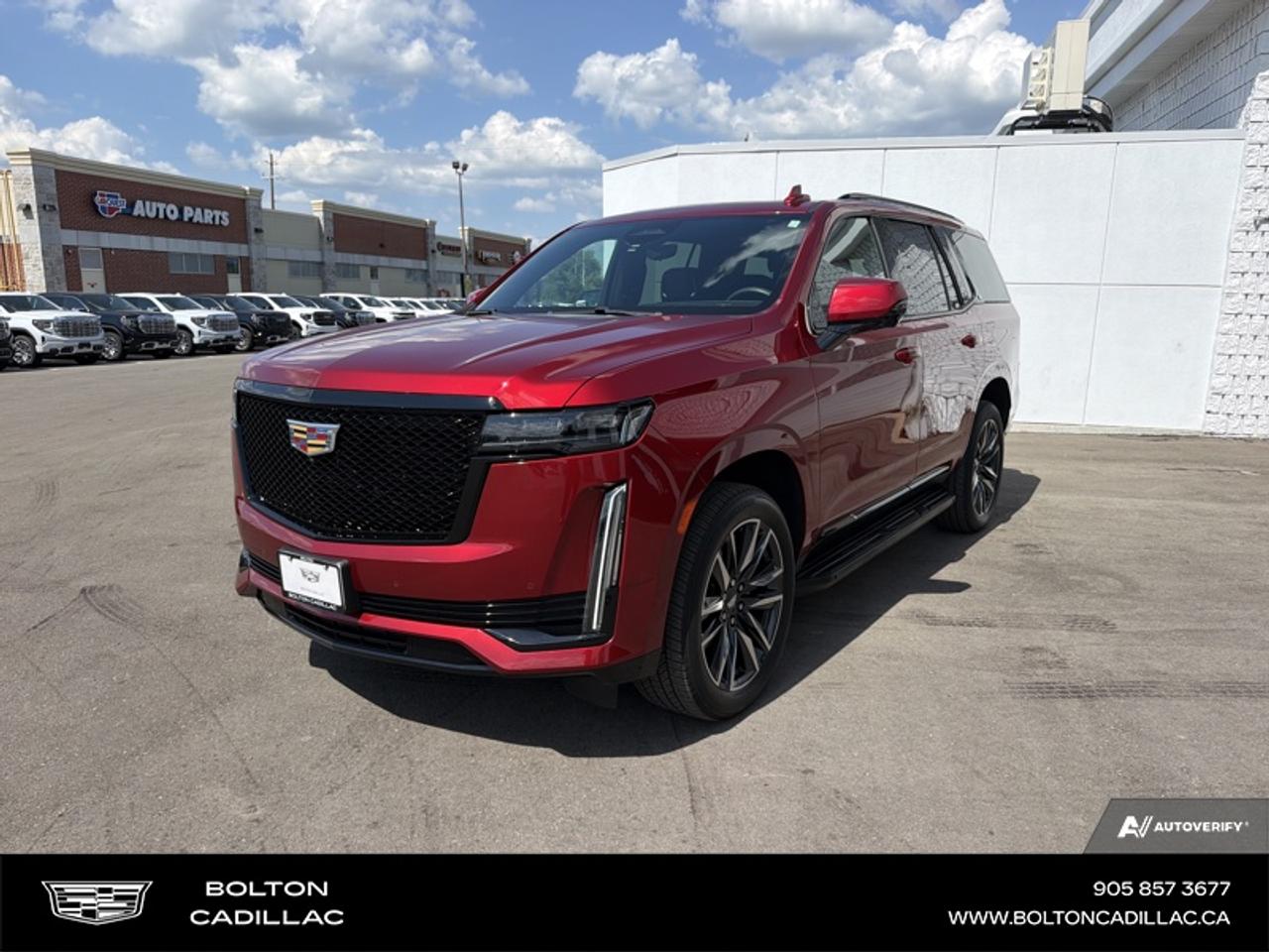 Used 2023 Cadillac Escalade Sport CADILLAC CERTIFIED PRE-OWNED PROGRAM - FINANCE @ 3.99% for sale in Bolton, ON