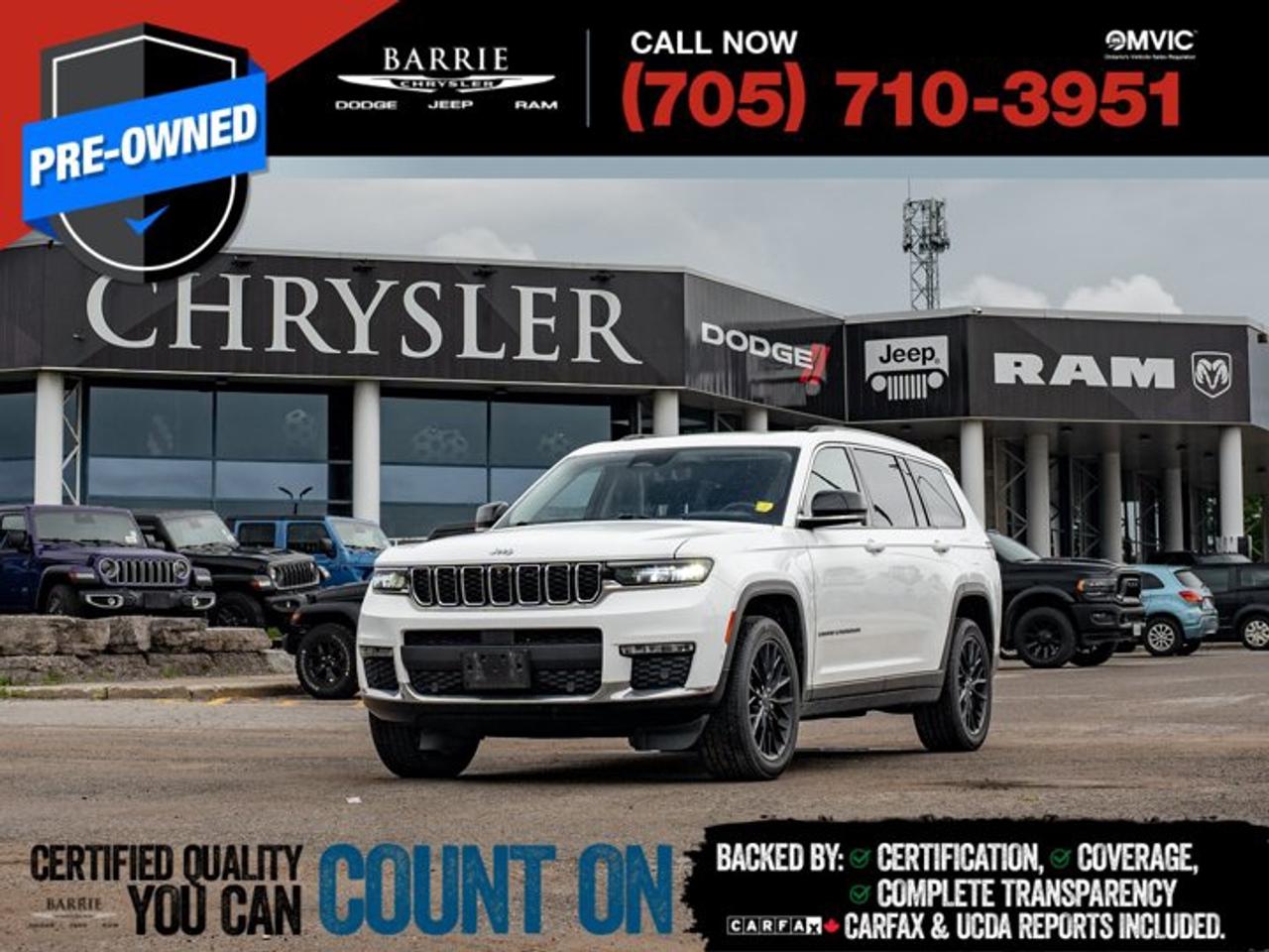 Used 2021 Jeep Grand Cherokee L Limited for sale in Barrie, ON