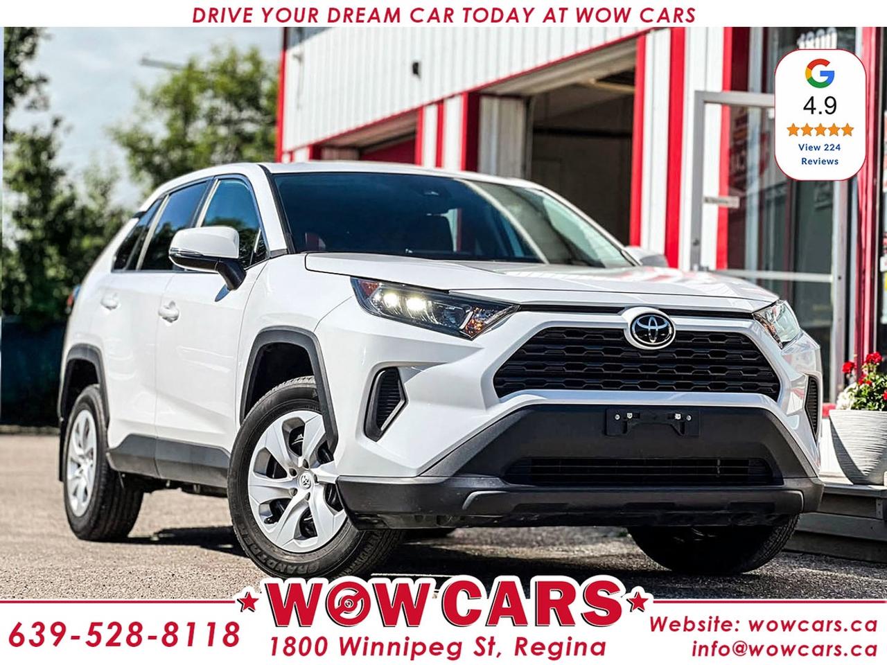 2025 Toyota RAV4 LE AWD Odometer: 47,722 km <br/> Price: $38,990+Tax <br/> Financing Available <br/> <br/> WOW Factors:- -Certified and mechanical inspection <br/> -No Accidents <br/> <br/> <br/> Highlight Features:--Wireless Apple Carplay, Android Auto <br/> -Front Collision Warning <br/> -Lane Keep Departure Warning <br/> -Blind Spot monitoring <br/> -Eco Mode, Sport Mode <br/> -All Wheel Drive <br/> -Backup-Camera <br/> -Heated Seats <br/> -Snow Mode, Eco Mode <br/> -Auto Start/Stop Feature <br/> -Adaptive Cruise Control and much more. <br/> <br/> Financing Available Driven by Trust, Powered by Family  Your Destination for Quality Pre-Owned Vehicles <br/> At our family-owned dealership, customer satisfaction isnt just a goal  its our promise. We specialize in pre-owned Cars, SUVs, Vans, and Trucks, offering standout value with the WOW factors that set us apart. From exceptional Google reviews to unmatched after-sales service, we go above and beyond to make your experience seamless, transparent, and friendly. <br/> <br/> <br/> Visit WOW CARS Today at 1800 Winnipeg Street Regina, SK S4P1G2, or give us a call at (639) 528-8II8. <br/>
