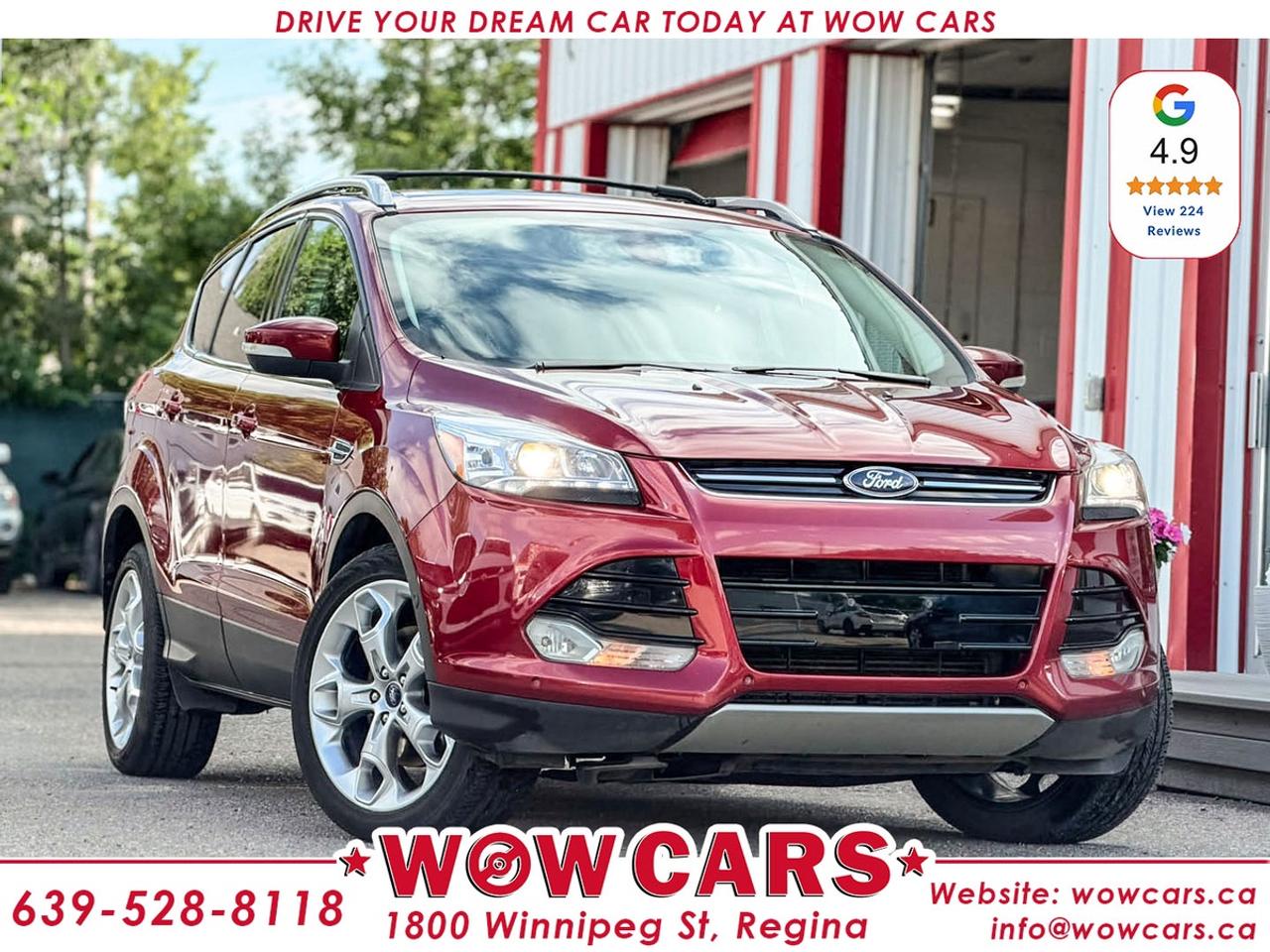 Used 2013 Ford Escape Titanium - LOW KMS! for sale in Regina, SK