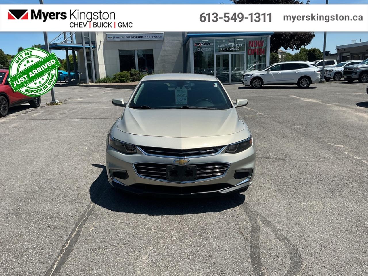 Used 2016 Chevrolet Malibu LT  - Apple CarPlay -  Proximity Key for sale in Kingston, ON
