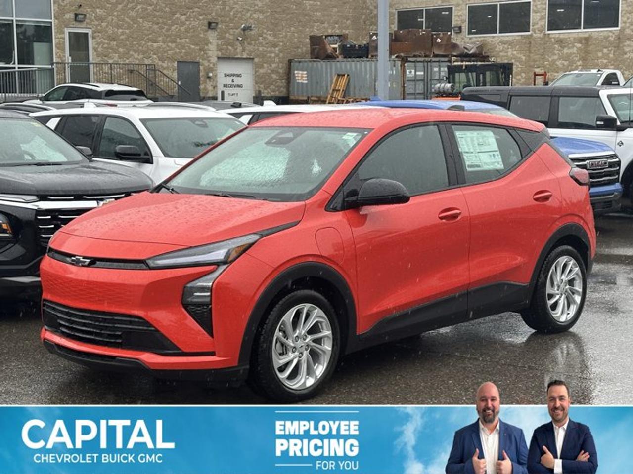 This Chevrolet Bolt delivers a Electric engine powering this Automatic transmission. Wipers, front intermittent, Wiper, rear intermittent, Windows, power rear, express down.*This Chevrolet Bolt Comes Equipped with These Options *Window, power, front passenger, express down, Window, power, driver, express up and down, Wi-Fi Hotspot capable (Terms and limitations apply. See onstar.ca or dealer for details.), Wheels, 17 (43.2 cm) Silver painted aluminum, Wheel, spare, none, USB ports, 2 type-C, located on front of centre console, USB ports, 2 type-C, located on back of centre console, charge-only, Transmission, none (electric drive unit), Tires, 215/50R17 all-season blackwall, Tire inflator kit.* Visit Us Today *Test drive this must-see, must-drive, must-own beauty today at Capital Chevrolet Buick GMC Inc., 13103 Lake Fraser Drive SE, Calgary, AB T2J 3H5.