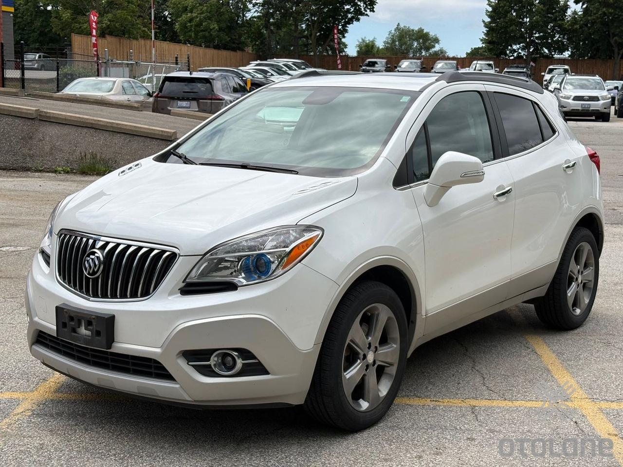 <p>🚘 2014 BUICK ENCORE AWD &mdash; PREMIUM & VERSATILE 🚘</p><p>💰 PRICE: $7,999 + HST & Licensing</p><p>Drive in absolute comfort with this beautiful, smooth-riding Buick SUV. Fully inspected, safety certified, and packed with free bonuses so it is 100% ready for the road!</p><p>🎁 WHAT IS INCLUDED: ✅ Fully Safety Certified ⚙️ FREE 6-Month Engine & Transmission Warranty 🛡️ FREE Rust Proofing 🛢️ FREE Fresh Oil Change</p><p>🌟 TOP FEATURES:</p><ul><li>All-Wheel Drive (AWD) for safe driving in all weather ❄️</li><li>Smooth Automatic Transmission 🕹️</li><li>Beautiful White Exterior over a Clean Black Interior ⚪⚫</li><li>Very Clean Inside and Out ✨</li></ul><p>🛣️ MILEAGE: 147,427 Kilometers</p><p>🤝 BUY WITH CONFIDENCE:</p><ul><li>Financing Available (All Credit Types Welcome!) 💳</li><li>OMVIC & UCDA Certified Dealer &mdash; Verma Motors Inc. 🏢</li></ul><p>📅 VIEWING BY APPOINTMENT ONLY (No walk-ins please)</p><p>📞 CALL OR TEXT KAPIL: 437-766-1844 📍 LOCATION: 9074 Wellington Rd 124, Hillsburgh, ON N0B 1Z0</p>