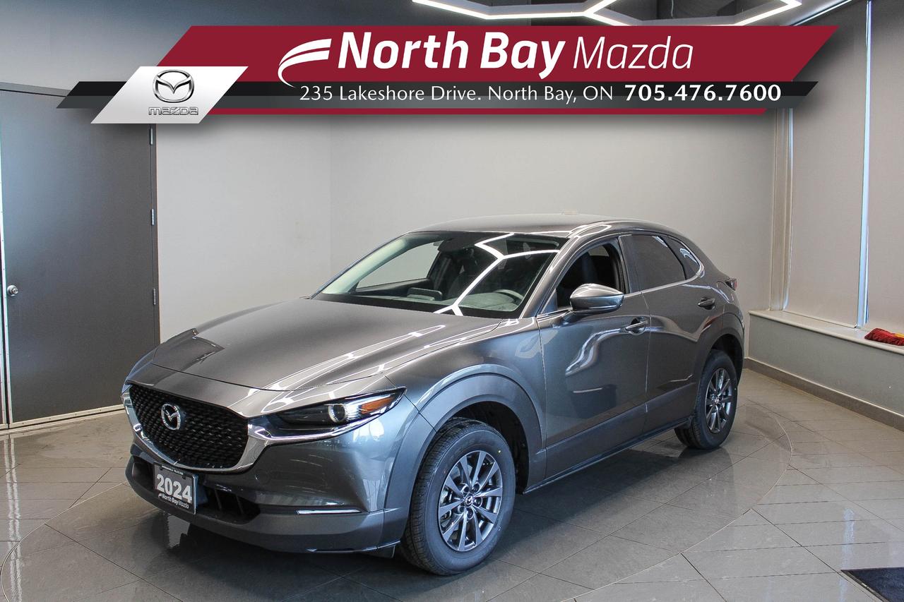 Used 2024 Mazda CX-30 GX HEATED FRONT SEATS - CLOTH UPHOLSTERY - APPLE CARPLAY AND ANDROID AUTO for sale in North Bay, ON