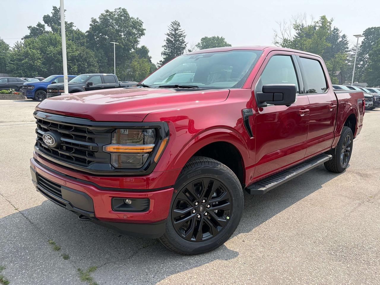 <p>Get ready to experience the ultimate in capability and style with the brand new 2026 Ford F-150 XLT 4WD SuperCrew, now available at Winegard Ford. This isnt just a truck; its a statement. Dressed in a stunning Ruby Red Metallic Tinted Clearcoat, this F-150 is designed to turn heads whether youre navigating city streets or tackling rugged terrain. The spacious SuperCrew cabin offers ample room for your crew and all their gear, ensuring comfort on every journey.</p>
<p>Under the hood, youll find the robust 5.0L V8 engine, ready to deliver the power and performance you expect from a Ford F-150. Paired with a smooth automatic transmission and the confidence of 4-wheel drive, this truck is built to handle whatever your day throws at it. The XLT trim, combined with the XLT Black Appearance Package Plus, adds a touch of aggressive sophistication, making this F-150 stand out from the crowd.</p>
<p>This 2026 F-150 XLT is equipped with features designed to enhance your ownership experience. The Bed Utility Package and rear wheel well liners are just a couple of the thoughtful additions that make this truck as practical as it is powerful. Come down to Winegard Ford and discover the difference a truly capable and stylish pickup truck can make.</p>
<p>Here are five of the most sizzling features of this new 2026 Ford F-150 XLT:</p>
<ul>
<li><strong>Stunning Ruby Red Metallic Tinted Clearcoat:</strong> Command attention with a vibrant and deep metallic paint that shines brilliantly.</li>
<li><strong>Powerful 5.0L V8 Engine:</strong> Unleash legendary Ford power and torque for unmatched towing and hauling capability.</li>
<li><strong>XLT Black Appearance Package Plus:</strong> Elevate your trucks presence with a bold, aggressive, and sophisticated all-black aesthetic.</li>
<li><strong>Bed Utility Package:</strong> Maximize your truck beds functionality with smart features designed for work and play.</li>
<li><strong>4-Wheel Drive Capability:</strong> Conquer any road condition with confidence and superior traction, no matter the weather.</li>
</ul>
<p><strong><em>Powered by AutoIntelligence™</em></strong></p>
<p>Vehicle information has been generated using artificial intelligence and is provided for informational purposes only. While efforts are made to ensure accuracy, please confirm all details directly with the dealer.</p>
