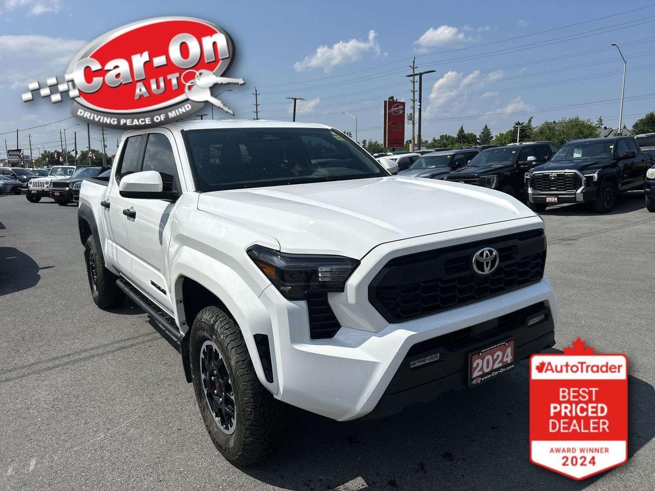 6-Speed Manual TRD Off Road Double Cab 4X4 w/ Heated seats, Android Auto/ Apple CarPlay, 17-inch alloys, tow package, 5-foot box w/ bedliner, bed lights, adaptive cruise control, blind spot monitor, rear cross-traffic alert, pre-collision system, proactive driving assist, lane departure warning, backup camera, automatic climate control, keyless entry w/ push start, power locks, power mirrors, power windows, automatic headlights w/ auto highbeams, Bluetooth and more!!This vehicle just landed and is awaiting a full detail and photo shoot. Contact us and book your viewing today!