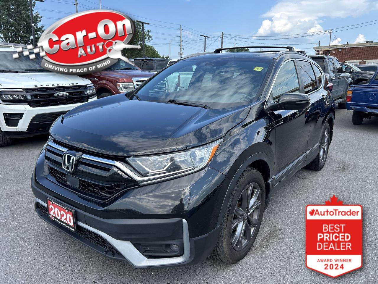 ONLY 46,000KMS!! Sport All-Wheel Drive w/ Leather, sunroof, heated seats & steering, Android Auto/ Apple CarPlay, remote start, 19-inch alloys, adaptive cruise control, LaneWatch blind spot display, pre-collision system, lane departure warning, backup camera, tow hitch receiver, dual-zone climate control, keyless entry w/ push start, full power group incl. power seat, power liftgate, automatic headlights w/ auto highbeams, Bluetooth and more!!*This car was used as a previous daily rental*This vehicle just landed and is awaiting a full detail and photo shoot. Contact us and book your viewing today!