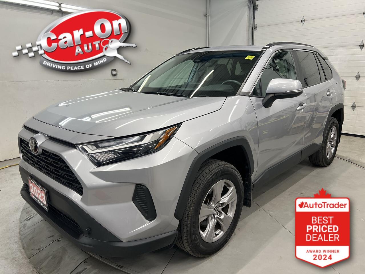 XLE All-Wheel Drive w/ Sunroof, heated seats & steering, Android Auto/ Apple CarPlay, 17-inch alloys, adaptive cruise control, blind spot monitor, rear cross-traffic alert, pre-collision system, lane departure warning, backup camera, dual-zone climate control, keyless entry w/ push start, full power group incl. power seat, automatic headlights w/ auto highbeams, Bluetooth and Sirius XM!!