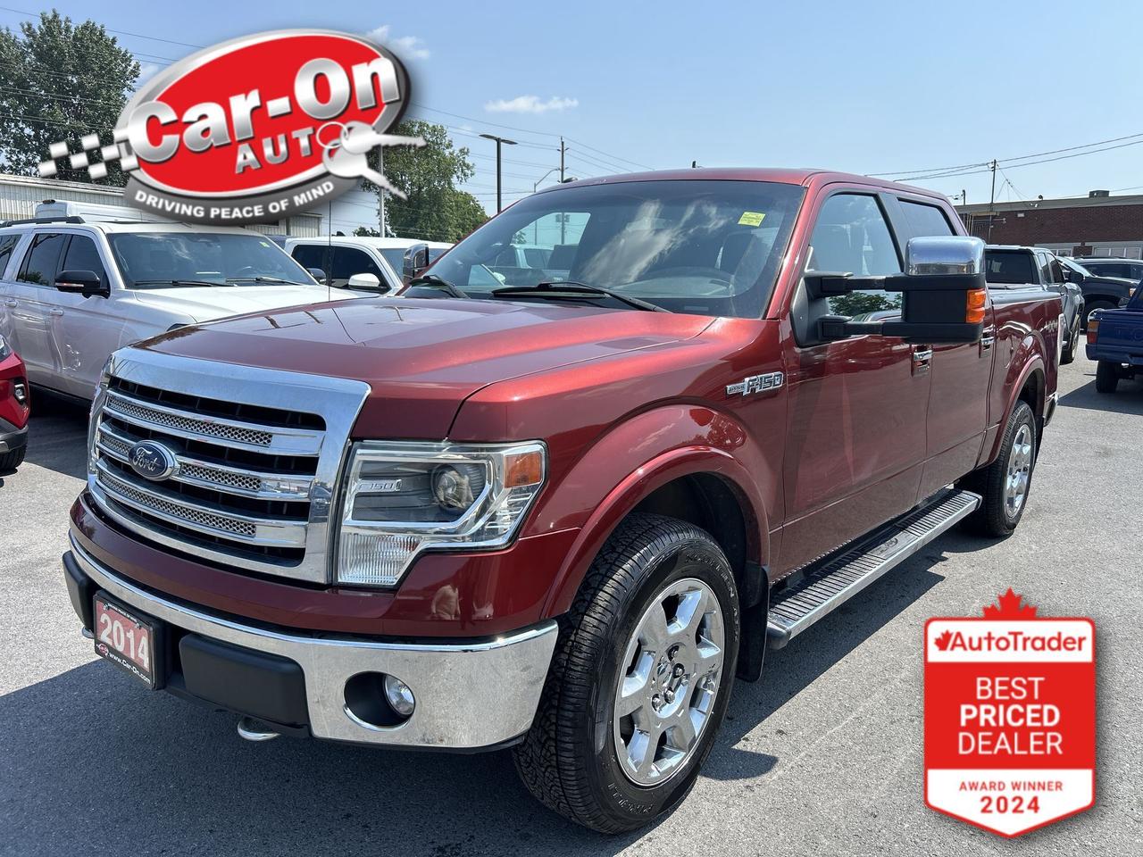 Used 2014 Ford F-150 LARIAT 4X4 | 5.0L V8 | LEATHER | SUNROOF | TONNEAU for sale in Ottawa, ON
