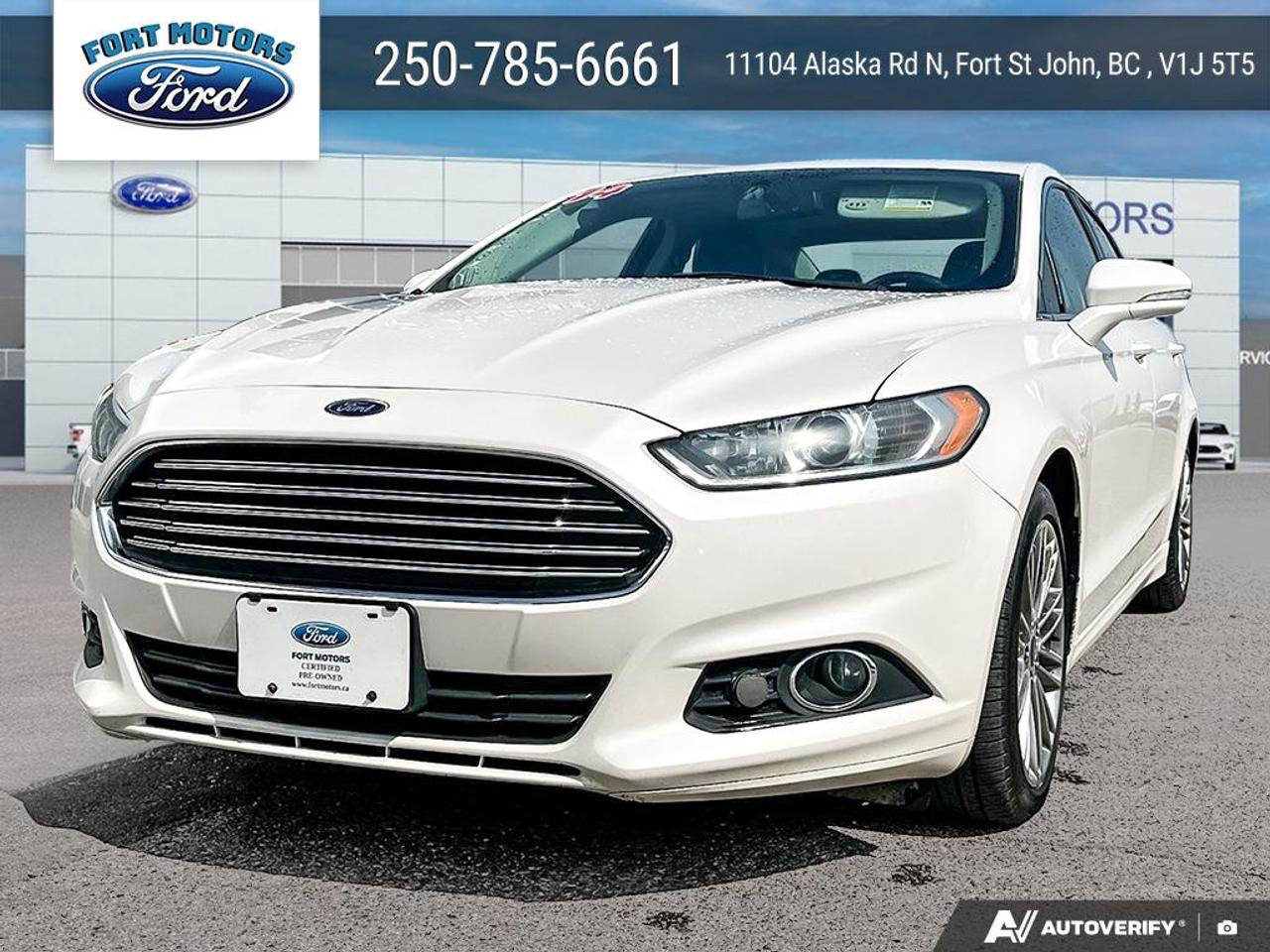 <p>Looking for a reliable and versatile sedan that can handle whatever the Canadian weather throws your way? Fort Motors has the perfect pre-owned vehicle for you: a 2014 Ford Fusion BASE with All-Wheel Drive. This stylish sedan is equipped with a powerful 2.0L EcoBoost engine and an automatic transmission, offering a smooth and responsive driving experience. Whether youre navigating city streets or embarking on a weekend getaway, this Fusion is ready for the journey. With 204,127 kilometers on the odometer, this well-maintained vehicle is eager to hit the road and provide you with many more miles of dependable service.</p>
<p>This 2014 Ford Fusion BASE is packed with features designed for comfort, convenience, and safety. The spacious interior boasts cloth seating, a full cloth headliner, and ample storage solutions, including front and rear cupholders and seatback pockets. Stay connected and entertained with the 6-speaker audio system, featuring steering wheel controls and streaming audio capabilities. For added peace of mind, this Fusion comes equipped with a comprehensive suite of airbags, anti-lock brakes, and a low tire pressure warning system. Plus, the included block heater ensures easy starts on even the coldest Canadian mornings.</p>
<p>Here are 5 features that truly make this 2014 Ford Fusion BASE stand out:</p>
<ul>
<li><strong>Automatic Full-Time All-Wheel Drive:</strong> Conquer any road condition with confidence, from slick winter roads to unpredictable gravel paths.</li>
<li><strong>2.0L EcoBoost Engine:</strong> Experience a dynamic blend of power and efficiency, delivering exhilarating performance when you need it.</li>
<li><strong>MyKey System:</strong> This innovative feature allows you to set customizable driving parameters, promoting safer driving habits for all drivers.</li>
<li><strong>Perimeter Alarm & Securilock Anti-Theft Ignition:</strong> Enjoy enhanced security and peace of mind knowing your Fusion is protected.</li>
<li><strong>Body-Coloured Power Heated Side Mirrors with Turn Signal Indicator:</strong> Stay comfortable and visible, with mirrors that are not only heated for clear visibility but also feature integrated turn signals for added safety.</li>
</ul>
<p><strong><em>Powered by AutoIntelligence™</em></strong></p>
<p>Vehicle information has been generated using artificial intelligence and is provided for informational purposes only. While efforts are made to ensure accuracy, please confirm all details directly with the dealer.</p>
