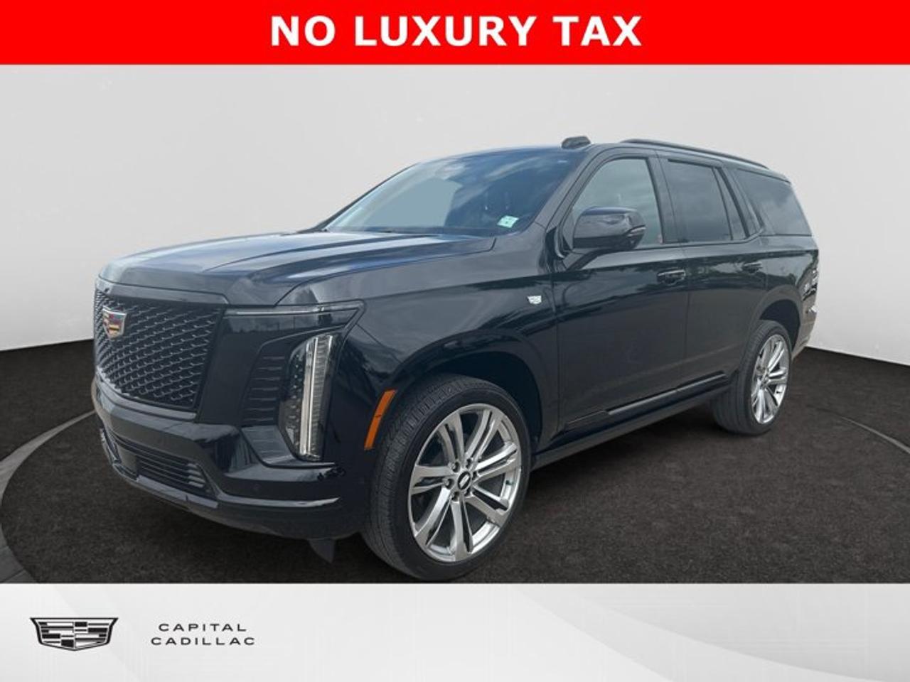 Experience luxury and performance with this 2025 Cadillac Escalade Sport Platinum. Powered by a robust 6.2L V8 engine, it delivers exceptional power, a smooth ride, and commanding capability. The Sport Platinum trim combines bold styling with premium features, including a luxurious leather-appointed interior, advanced technology, a large curved OLED display, premium audio, and an extensive suite of driver-assistance features. Whether youre commuting in comfort or traveling with the family, this Escalade offers first-class refinement, impressive performance, and unmistakable presence.Check out this vehicles pictures, features, options and specs, and let us know if you have any questions. Helping find the perfect vehicle FOR YOU is our only priority.P.S...Sometimes texting is easier. Text (or call) 306-801-9090 for fast answers at your fingertips!Dealer License #914248Disclaimer: All prices are plus taxes & fees. See dealer for Details. Dealer Permit # 914248