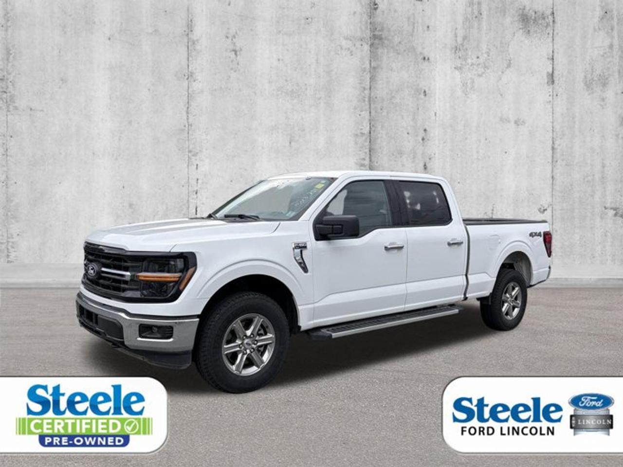 Odometer is 2883 kilometers below market average!Oxford White2025 Ford F-150 XLT4WD 10-Speed Automatic 3.5L V6 EcoBoostVALUE MARKET PRICING!!, 4WD.ALL CREDIT APPLICATIONS ACCEPTED! ESTABLISH OR REBUILD YOUR CREDIT HERE. APPLY AT https://steeleadvantagefinancing.com/6198 We know that you have high expectations in your car search in Halifax. So if youre in the market for a pre-owned vehicle that undergoes our exclusive inspection protocol, stop by Steele Ford Lincoln. Were confident we have the right vehicle for you. Here at Steele Ford Lincoln, we enjoy the challenge of meeting and exceeding customer expectations in all things automotive.