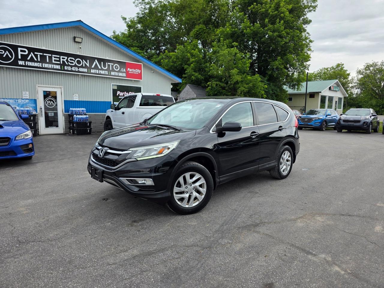 Discover the perfect blend of reliability and versatility with the 2016 Honda CR-V EX AWD at Patterson Auto Sales. This pre-owned SUV features a powerful 2.4L L4 DOHC 16V engine, delivering smooth performance whether youre navigating city streets or tackling weekend adventures. Enjoy advanced all-wheel drive for confidence in any weather, plus spacious comfort and modern tech to keep every drive enjoyable. Experience quality, value, and peace of mindtest drive your next Honda CR-V EX AWD today.