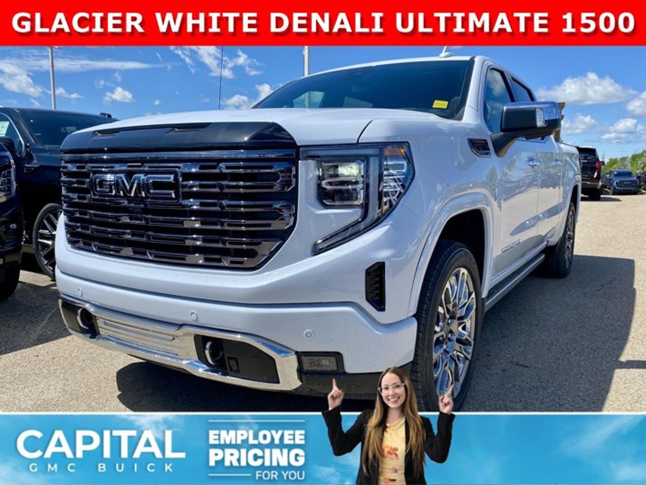 CHECK OUT THIS 2026 Limited Production DENALI ULTIMATE Sierra 1500 with the 6.2L Engine. Equipped with 16-way power front seats including MASSAGE feature, Handsfree Super Cruise, Bose Premium Stereo, the EXCLUSIVE Luxury Alpine Umber Interior, 22 Aluminum, Midnight with Chrome Inserts wheels, Body Color Arch Moldings, power-retractable assist steps with perimeter lighting, Power sunroof, Advanced Technology package, adaptive cruise, Floor Liners, rear camera mirror, heads-up display, VADER CHROME and much much more!Ask for the Internet Department for more information or book your test drive today!AMVIC Licensed Dealer - Licence Number B1044900