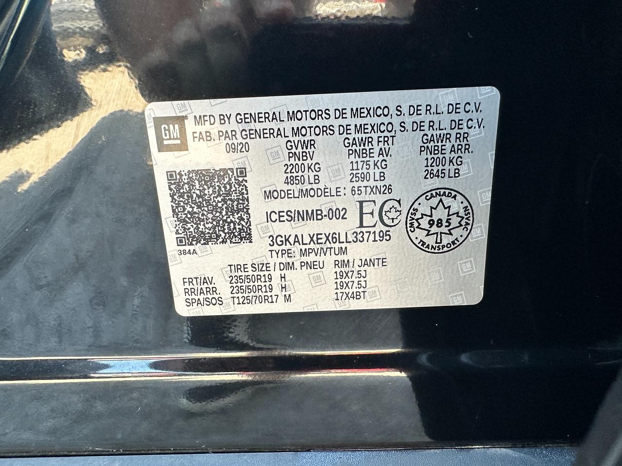 2020 GMC Terrain Denali AWD HTD/CLD Leather PanoRoof NAV BOSE XM AC Photo