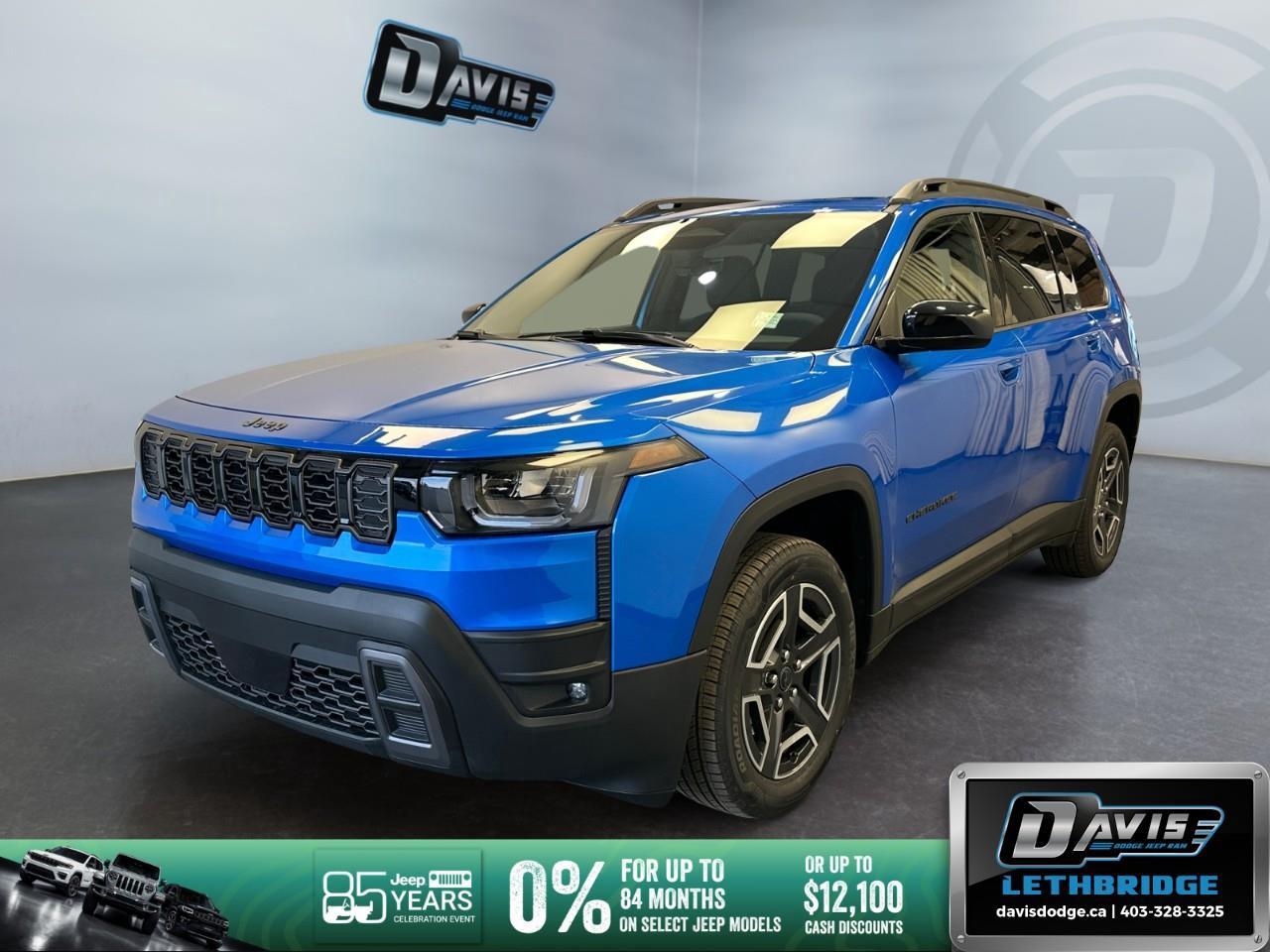 <p>Get ready to hit the road in the all-new 2026 Jeep Cherokee Laredo 4x4 in stunning Hydro Blue Pearl. With its robust 4x4 drivetrain, you're guaranteed to experience superior handling, whether youre cruising through urban landscapes or exploring off the beaten path.</p><p><strong>Interior Features:</strong><br />- Comfortable black interior provides a stylish and sophisticated cabin<br />- Heated seats, so you stay warm in cold weather<br />- Keyless entry for convenience<br />- Power seats and power windows enhance comfort and functionality</p><p><strong>Exterior Features:</strong><br />- Distinctive alloy wheels that add a touch of elegance<br />- Heated mirrors are ideal for frosty mornings<br />- Hydro Blue Pearl paint for a memorable first impression</p><p><strong>Technology & Safety Features:</strong><br />- Advanced smart device integration keeps you connected on the go<br />- Backup camera and parking sensors for added safety<br />- Lane assist and adaptive cruise control provide peace of mind<br />- Wi-Fi hotspot to ensure you're always connected<br />- Remote start and brake assist technology for added convenience and safety</p><p>This 2026 Jeep Cherokee Laredo 4x4 is perfect for adventure enthusiasts and families looking for a reliable and stylish SUV with cutting-edge features. Contact Davis Dodge Lethbridge to schedule a test drive and explore further details today! This opportunity won't last long!</p>