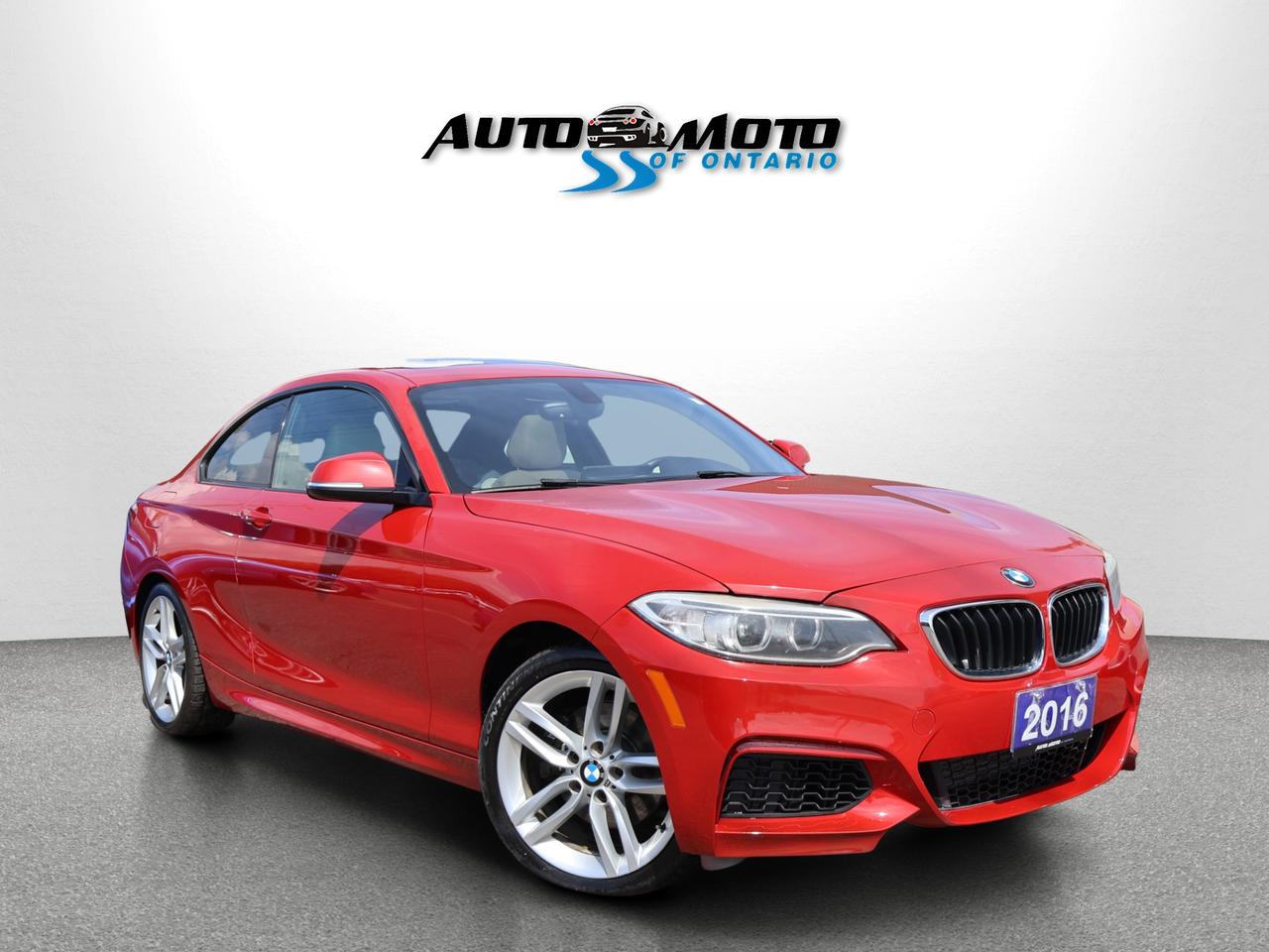 2016 BMW 2 Series 228i xDrive M-PKG COUPE SULEV CERTIFIED *ACCIDENT FREE*2nd WINTER* CAMERA BLUETOOTH LEATHER HEATED SEATS SUNROOF CRUISE ALLOYS - Photo #1