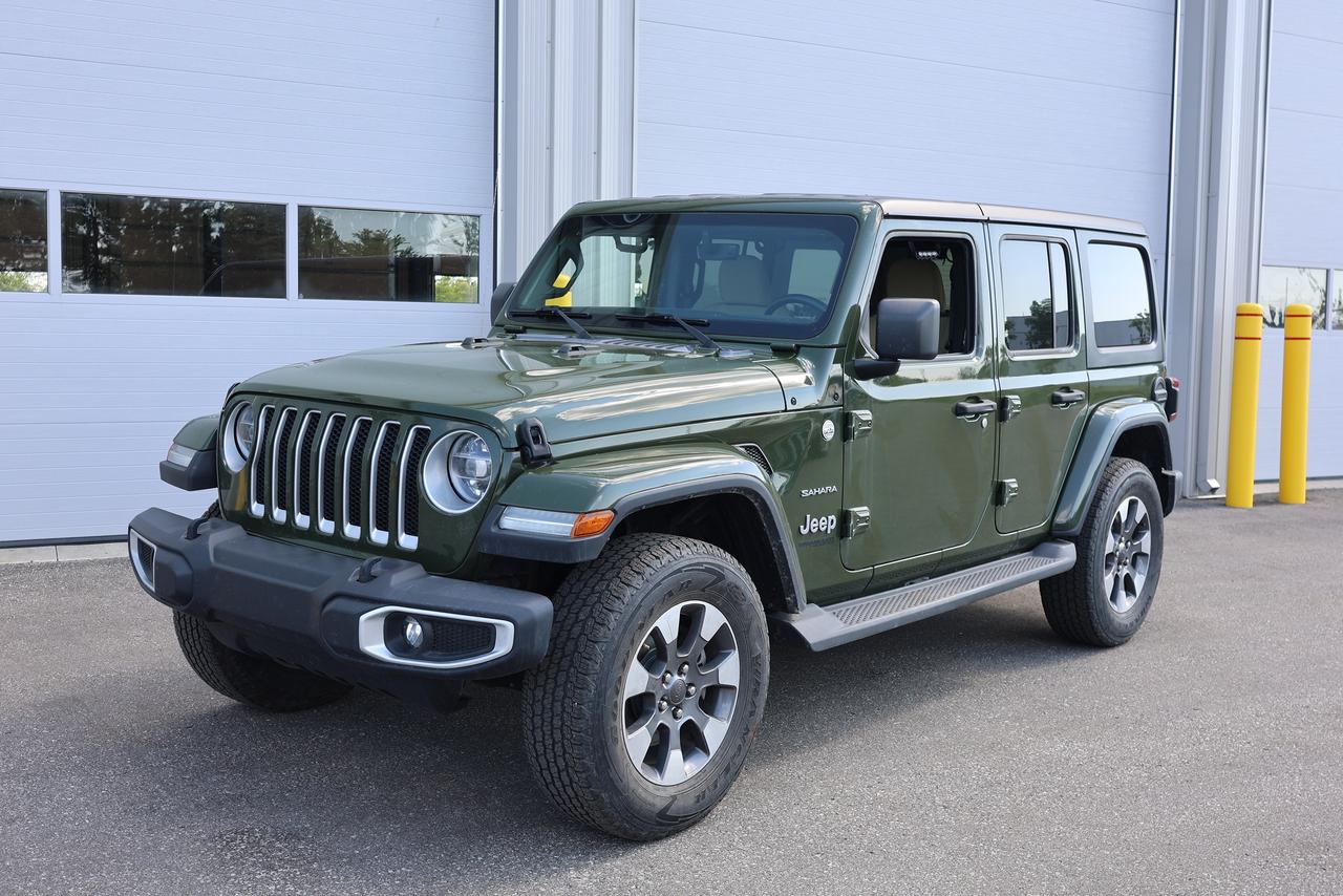 Used 2021 Jeep Wrangler Unlimited Sahara 4X4| NAVI| REMOTE START| CAMERA for sale in Barrie, ON
